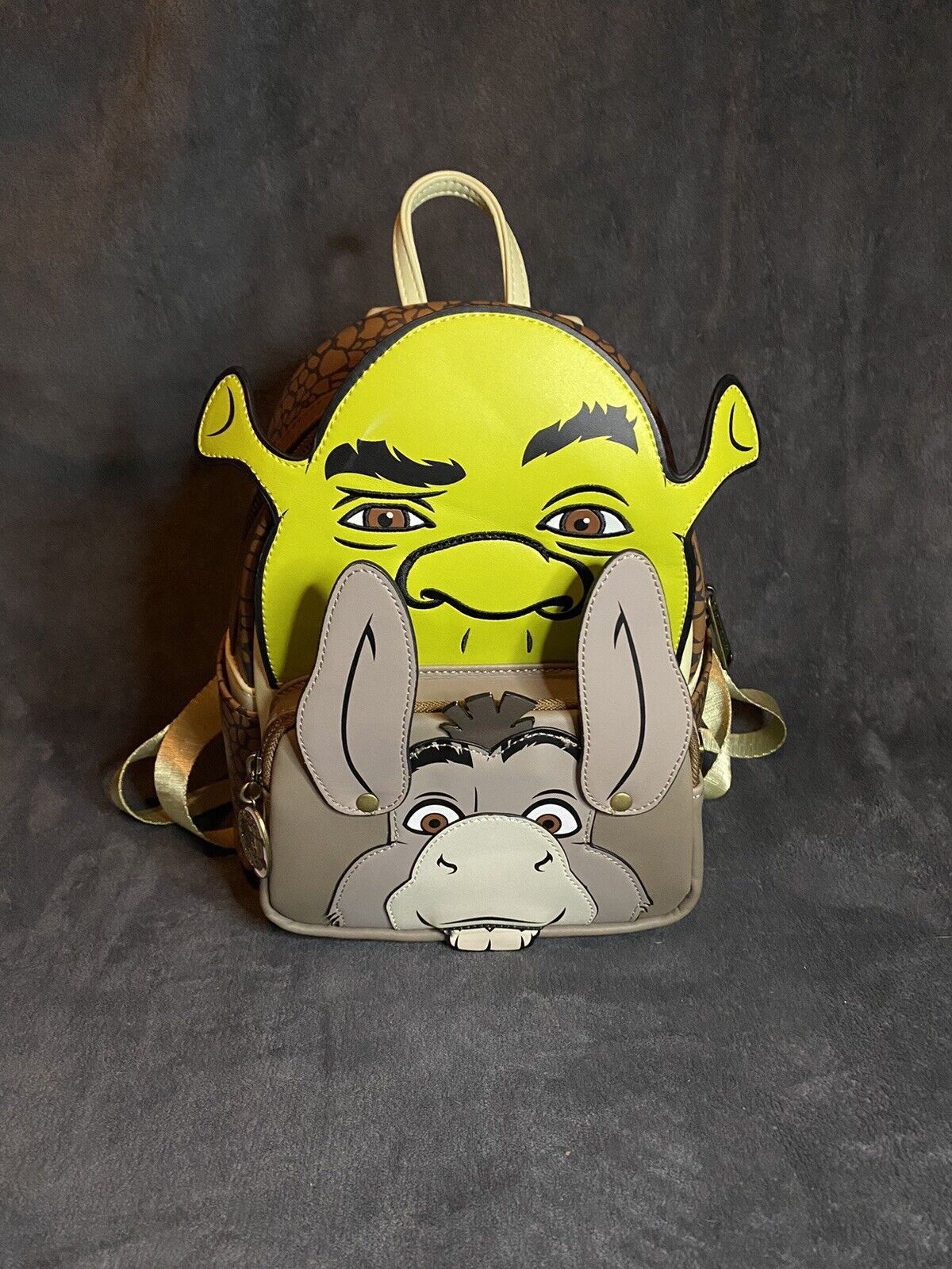 Other Loungefly Dreamworks Shrek and Donkey Cosplay Mini Backpack Size ONE SIZE - 1 Thumbnail