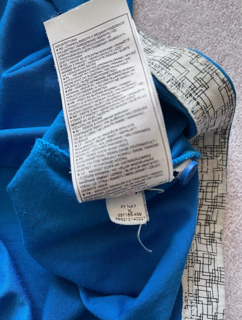 Nike Vintage Nike Court Blue Polo Shirt Y2K XL Size US XL / EU 56 / 4 - 4 Thumbnail