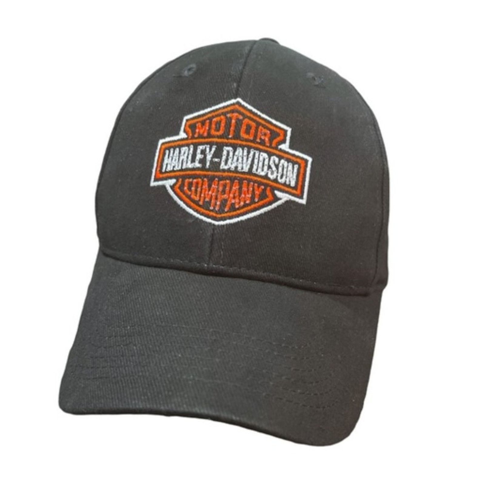 Harley Davidson HARLEY DAVIDSON Black Orange L.E.D. Light Up Adjustable Hat Size ONE SIZE - 1 Thumbnail