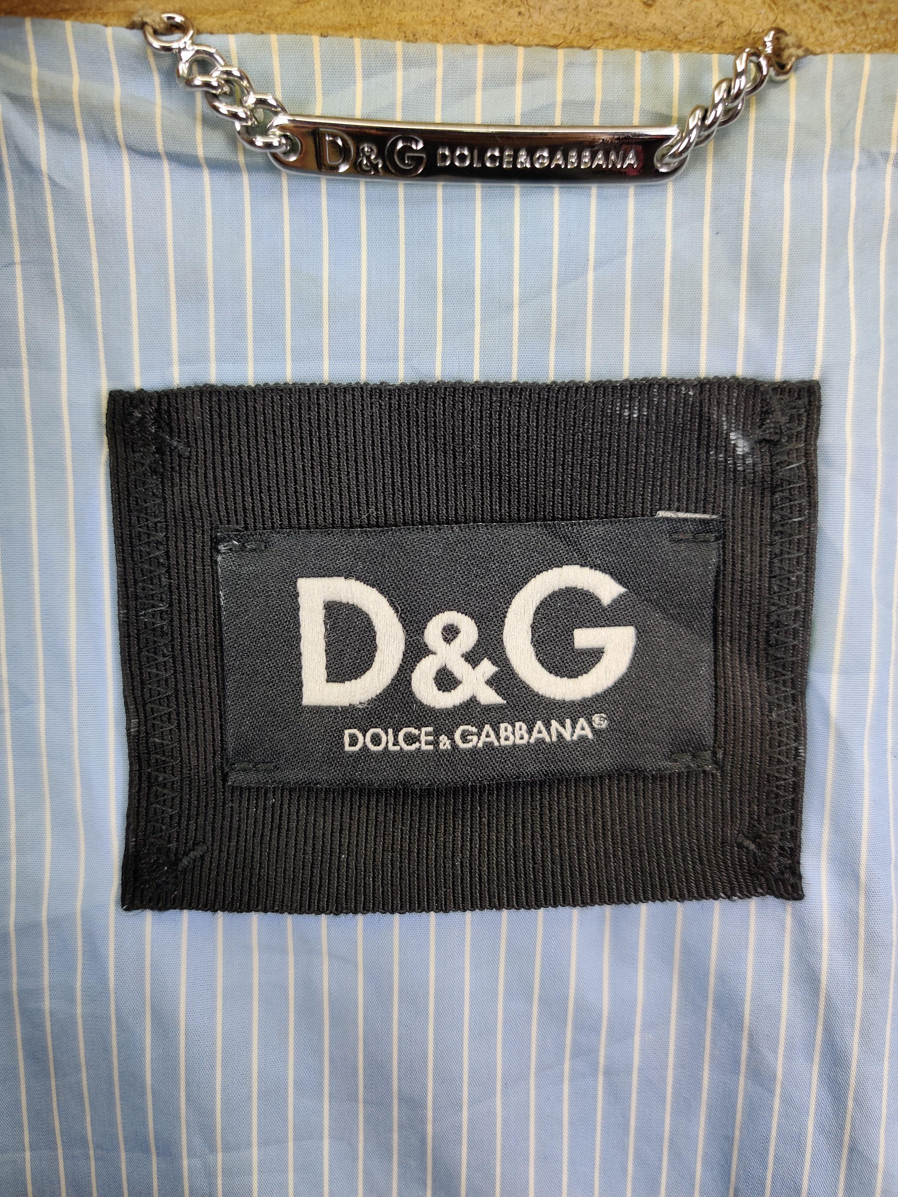 Dolce & Gabbana Vintage Dolce & Gabbana Leather Bomber Jacket Size US S / EU 44-46 / 1 - 12 Thumbnail