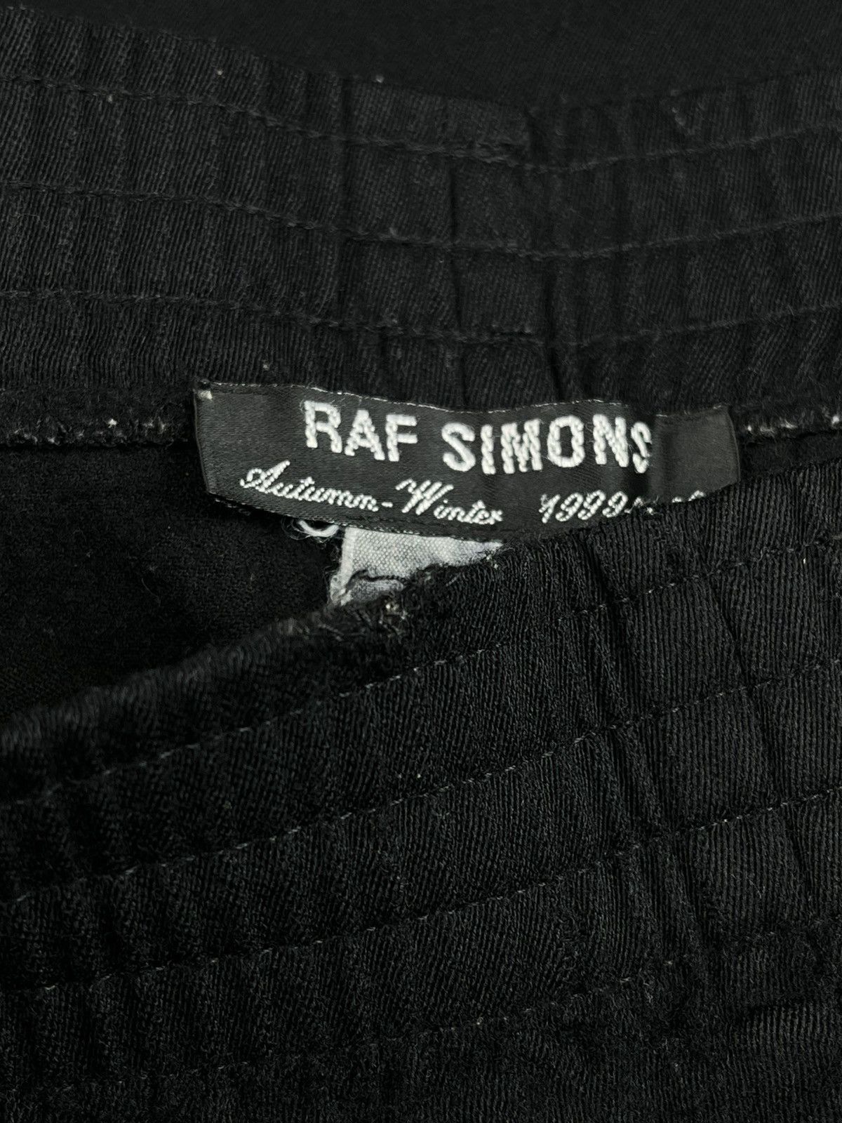 Raf Simons AW99 Raf Simons Disorder Wool Baggy Wide Leg Sweat Pants Size US 30 / EU 46 - 7 Thumbnail