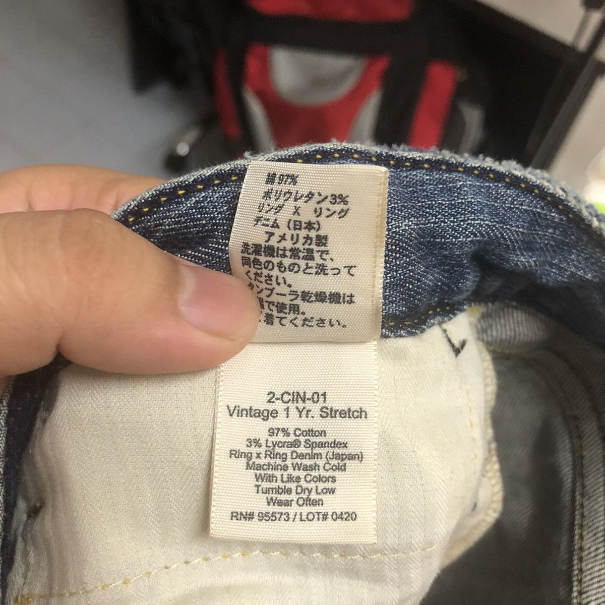 Paper Denim & Cloth DL Paper Denim & Cloth Blue Denim Pants #C256 Size US 27 - 21 Thumbnail