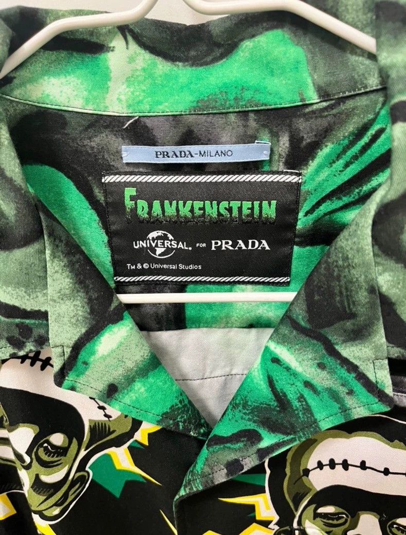 Prada Prada Science freak shirt 2502-Nextarrow Size US S / EU 44-46 / 1 - 6 Thumbnail