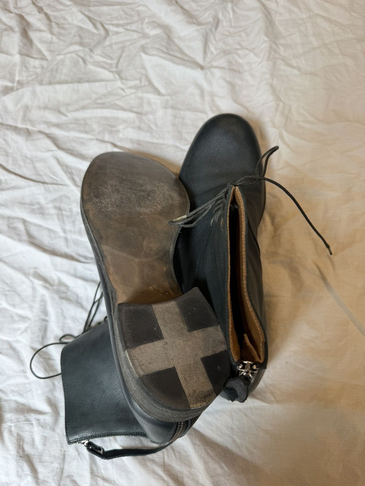 Ma+ Petrol leather boots Size US 10 / EU 43 - 6 Thumbnail