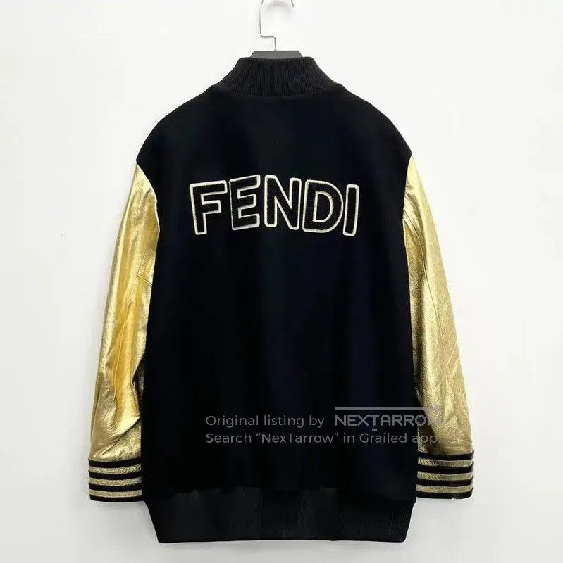 Fendi Fendi Black Wool Blend Short Coat for Men . Size US M / EU 48-50 / 2 - 2 Thumbnail