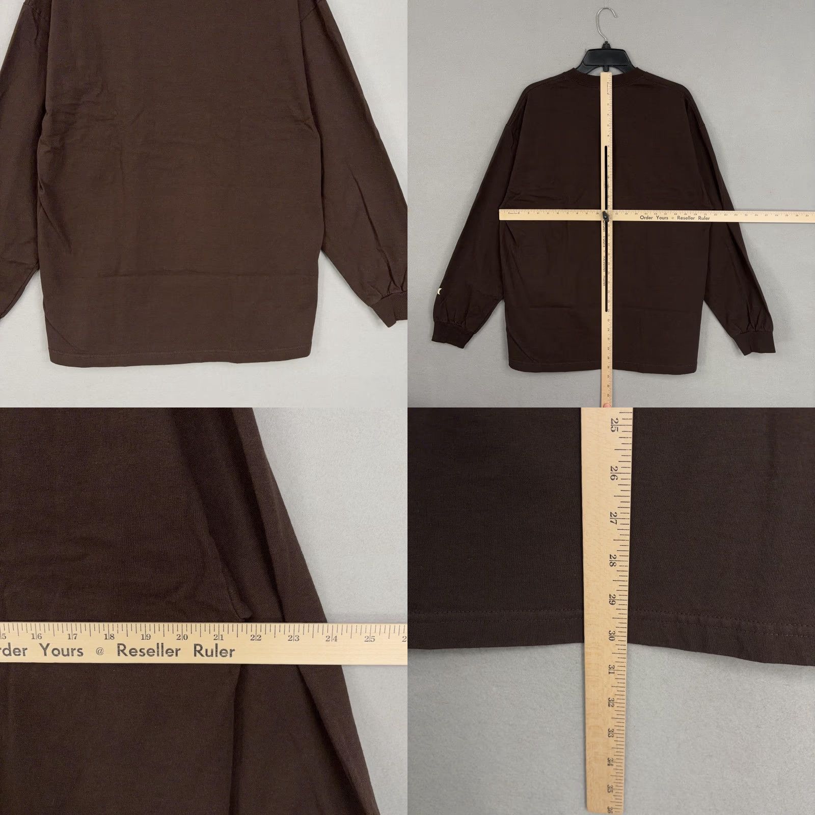 Hurley VINTAGE Hurley Shirt Mens XL Brown Long Sleeve Graphic Skate Surf Cali Logo Shirt XL Brown Graphic 90s Mens Size US XL / EU 56 / 4 - 8 Thumbnail