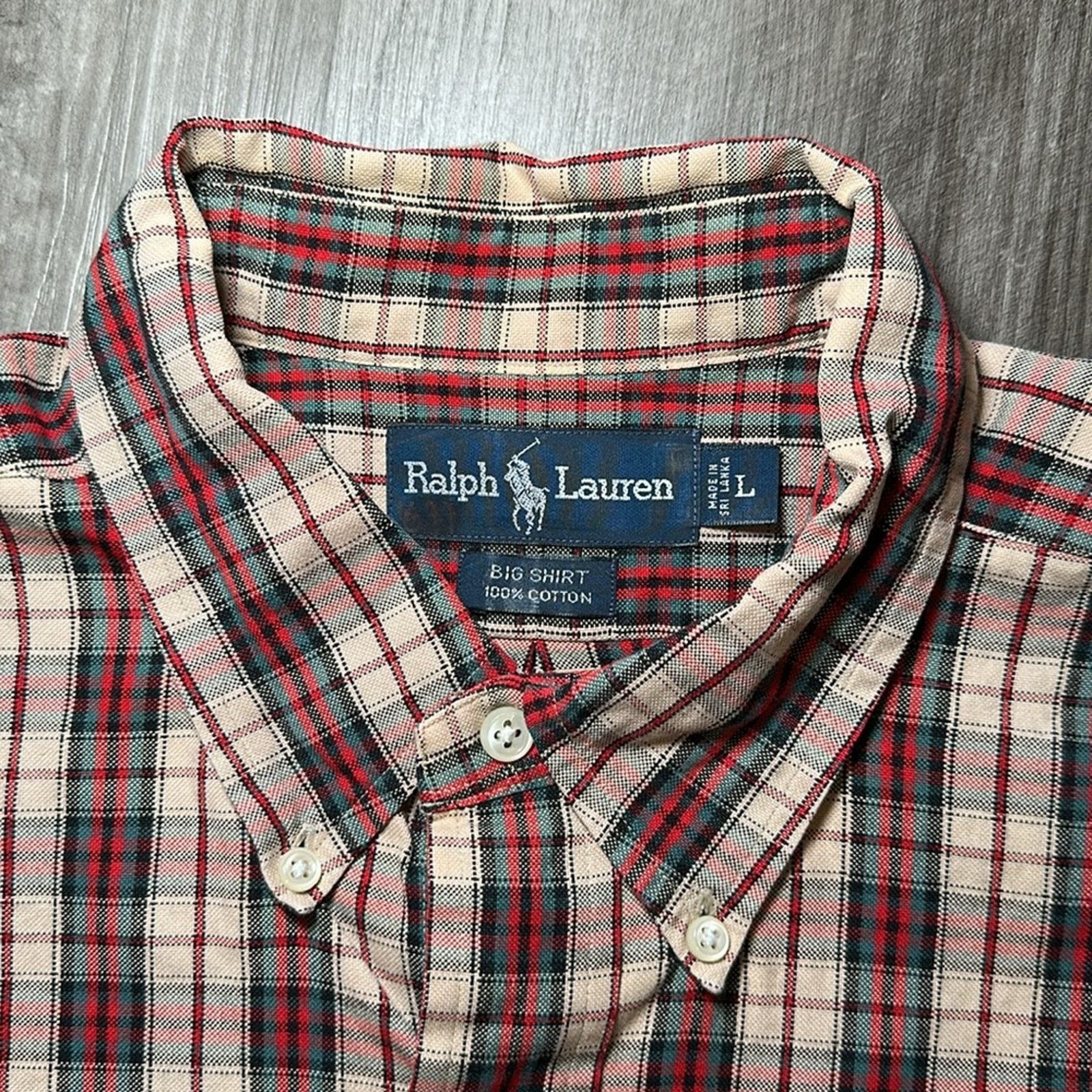 Ralph Lauren Ralph Lauren Big Shirt Long Sleeve Button Down - Large Size US L / EU 52-54 / 3 - 6 Thumbnail