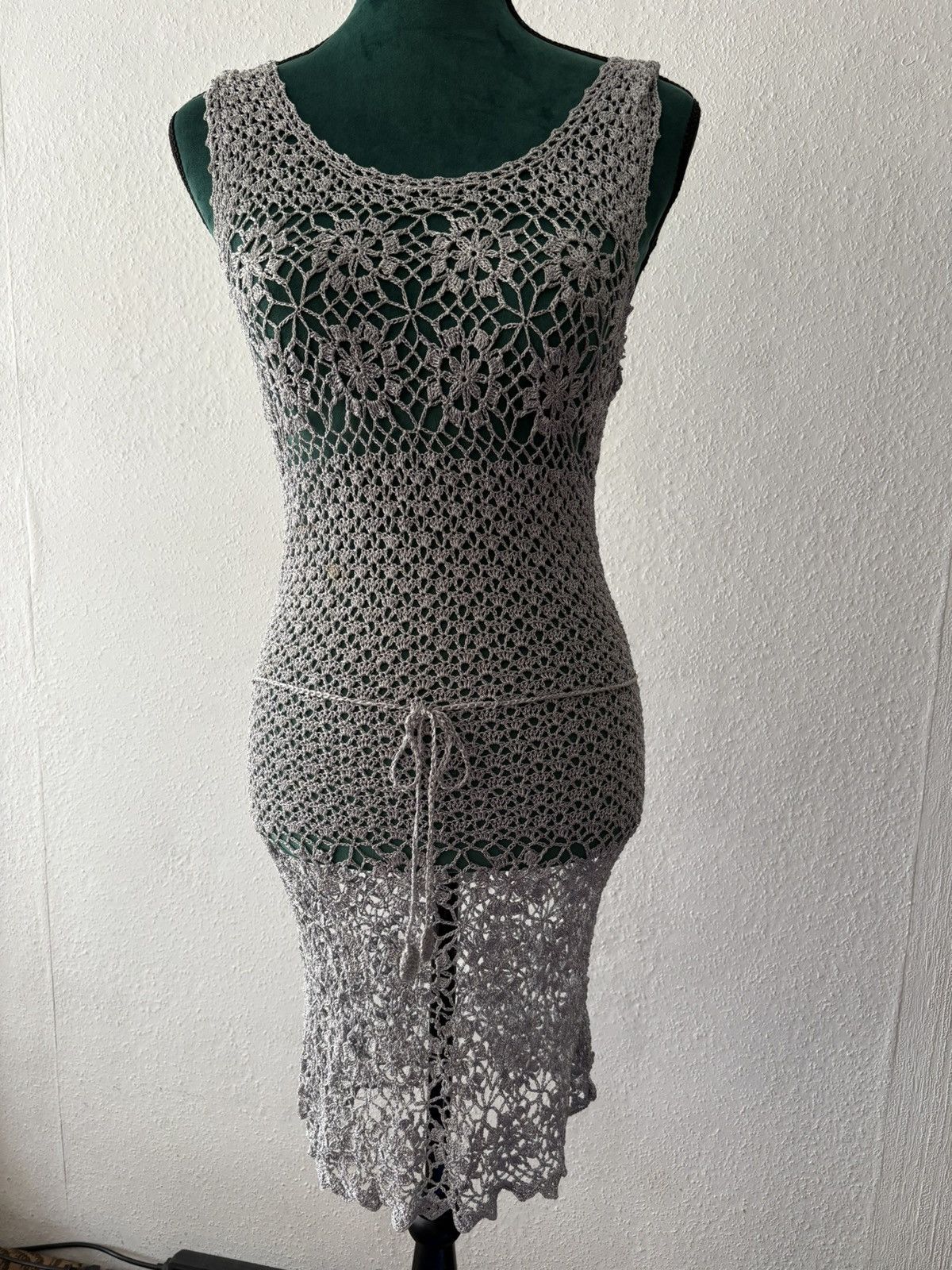 Other Nicowa x Crochet dress x Italian style Size S / US 4 / IT 40 - 1 Thumbnail