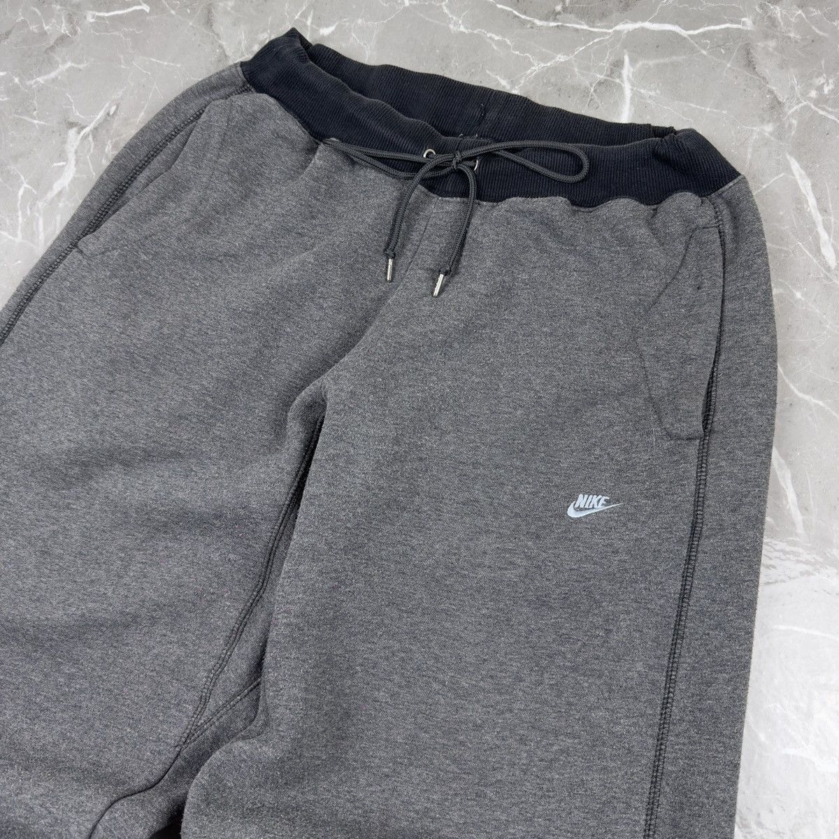 Nike Vintage Nike Oversize Baggy Gray Sweatpants Size L Size US 34 / EU 50 - 3 Thumbnail