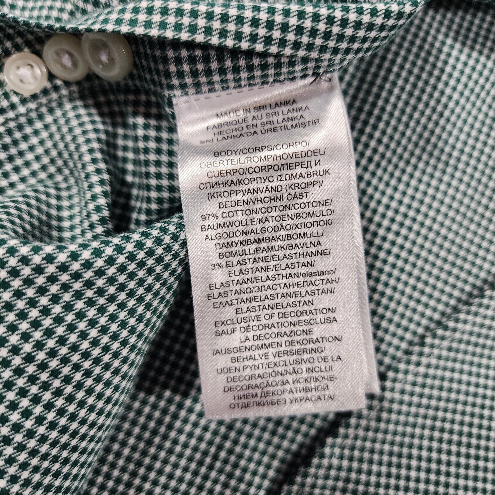 Lauren Ralph Lauren Lauren Ralph Lauren Shirt Men 16 32/33 Classic Stretch Green Size US S / EU 44-46 / 1 - 5 Thumbnail