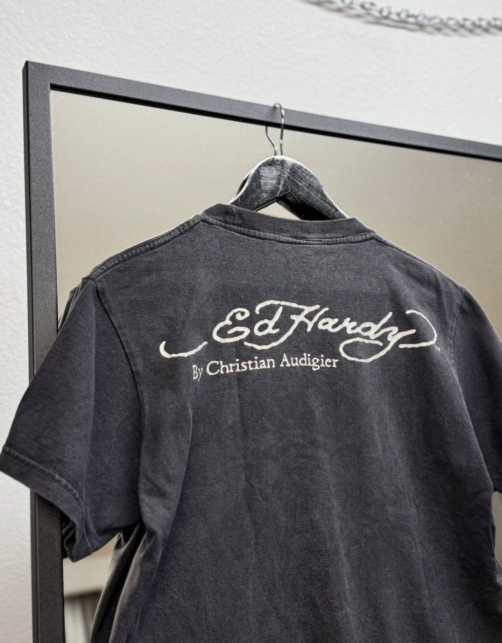 Ed Hardy × Vintage Ed Hardy Women`s Tee Logo Skull Rare Vintage Size S / US 4 / IT 40 - 3 Thumbnail