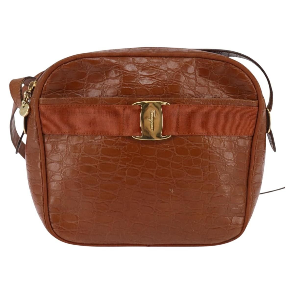 Salvatore Ferragamo Salvatore Ferragamo Vala Leather Size ONE SIZE - 1 Thumbnail