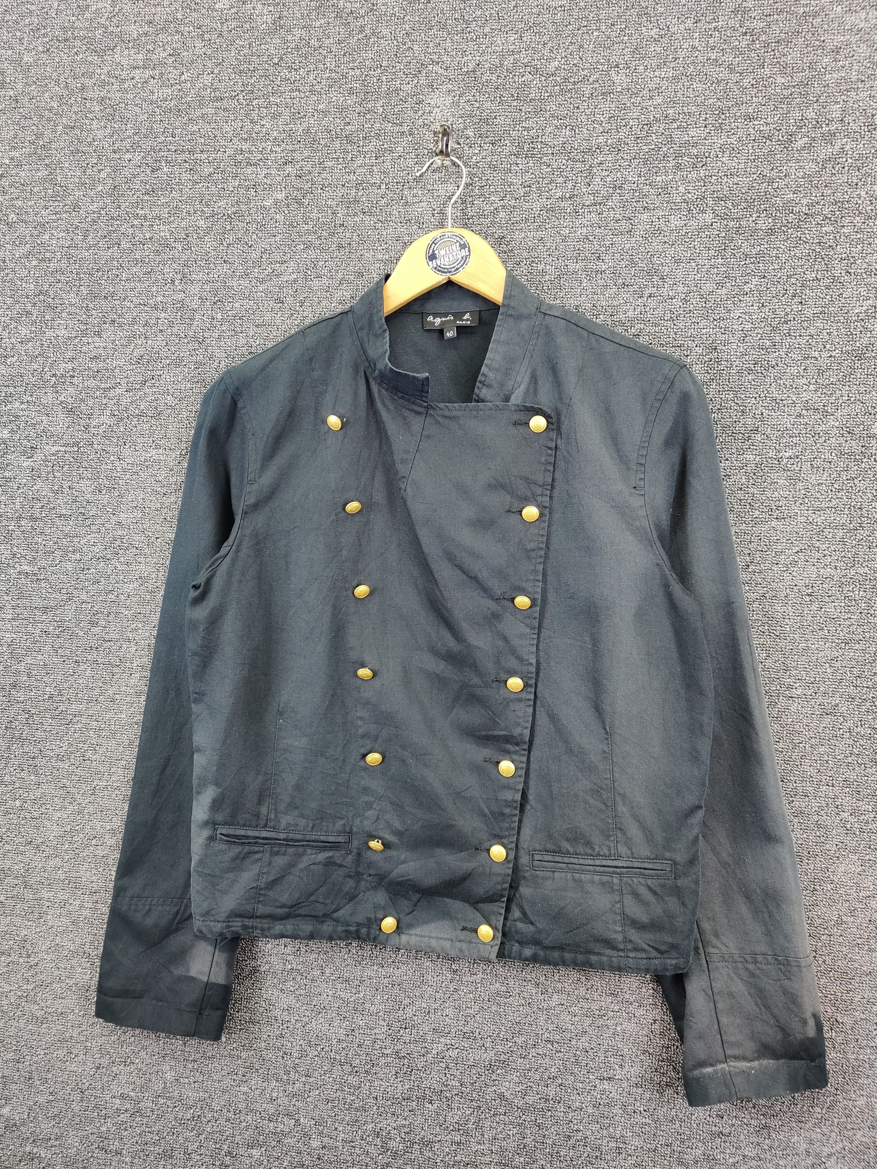 agnes b. Vintage Agnes B Napoleon Jacket Double Breasted Size US M / EU 48-50 / 2 - 2 Thumbnail
