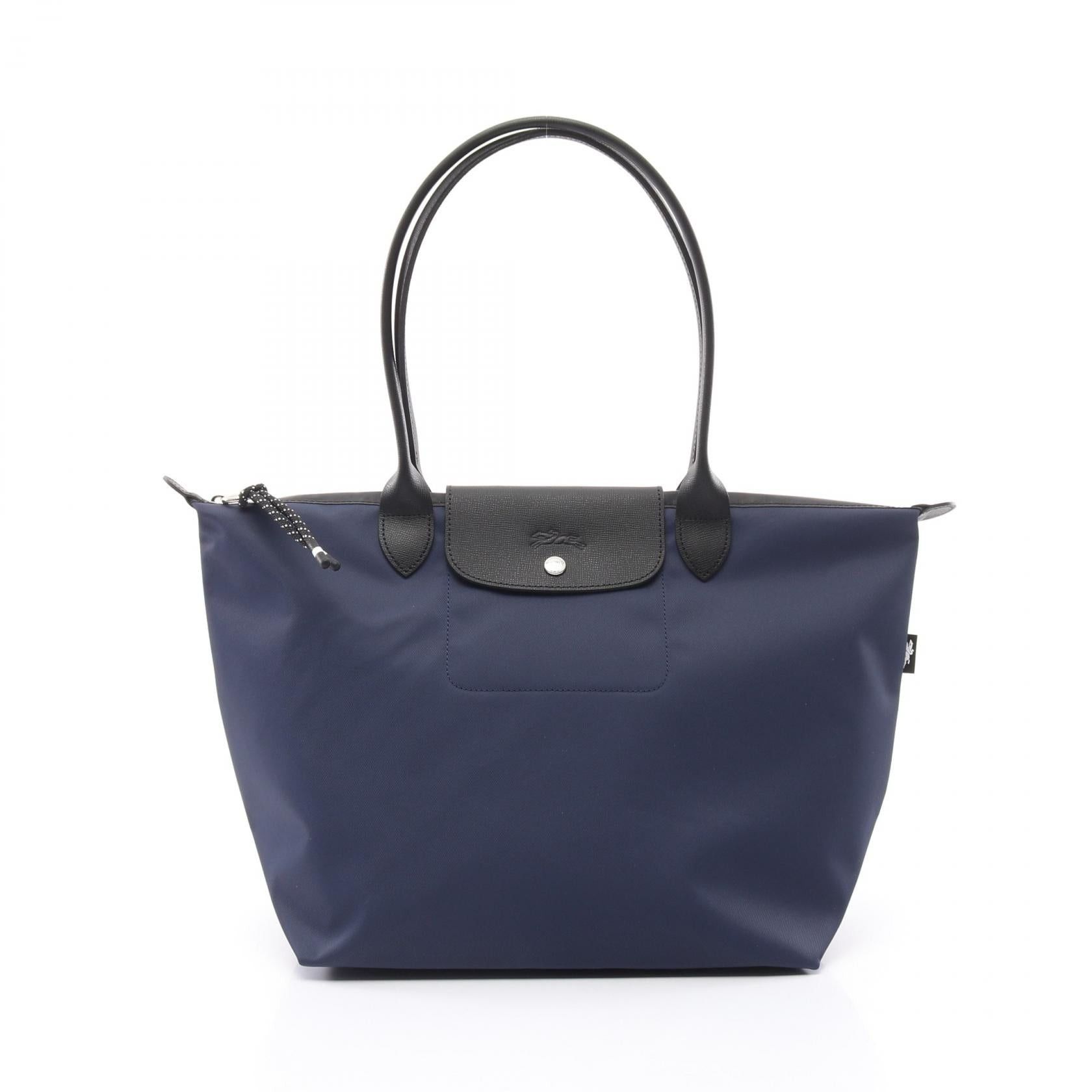 Longchamp Longchamp Le Preage Energy L Handbag Tote Bag Others Nylon Canvas Navy Black Size ONE SIZE - 1 Thumbnail