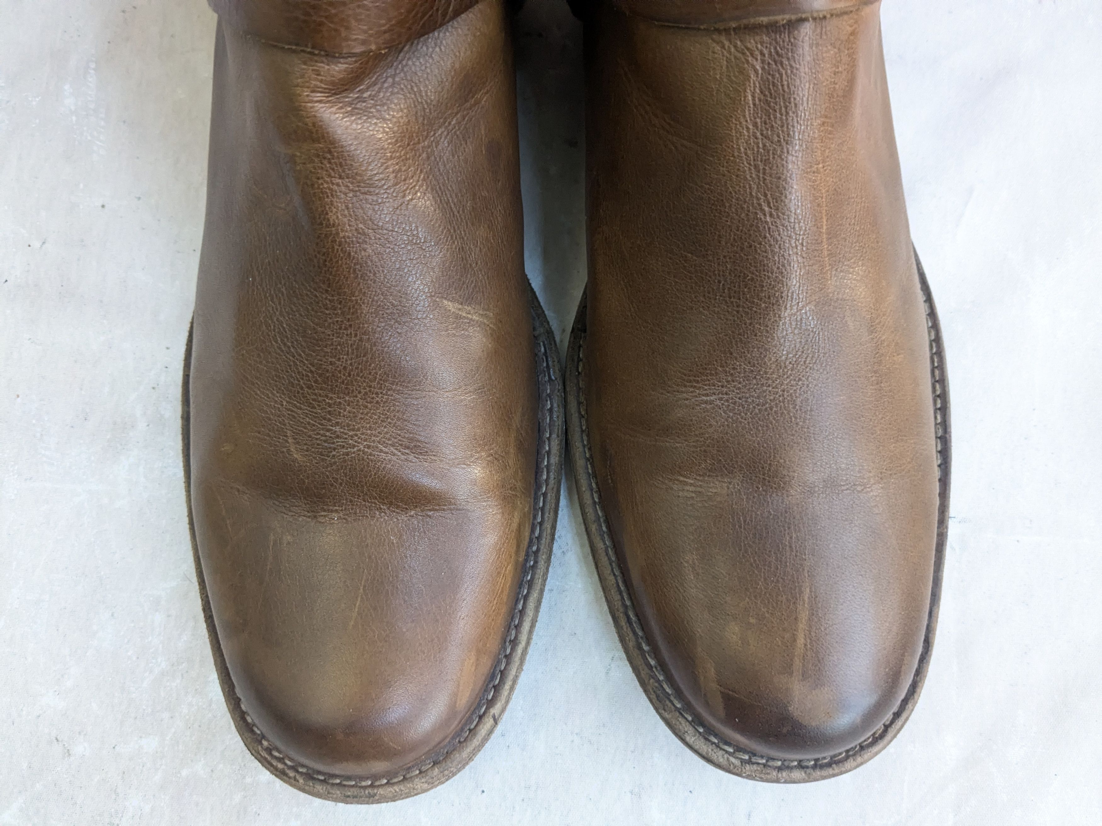 Frye Frye Harness Boots Brown Leather 11 D Leather Buckle Size US 11 / EU 44 - 3 Thumbnail