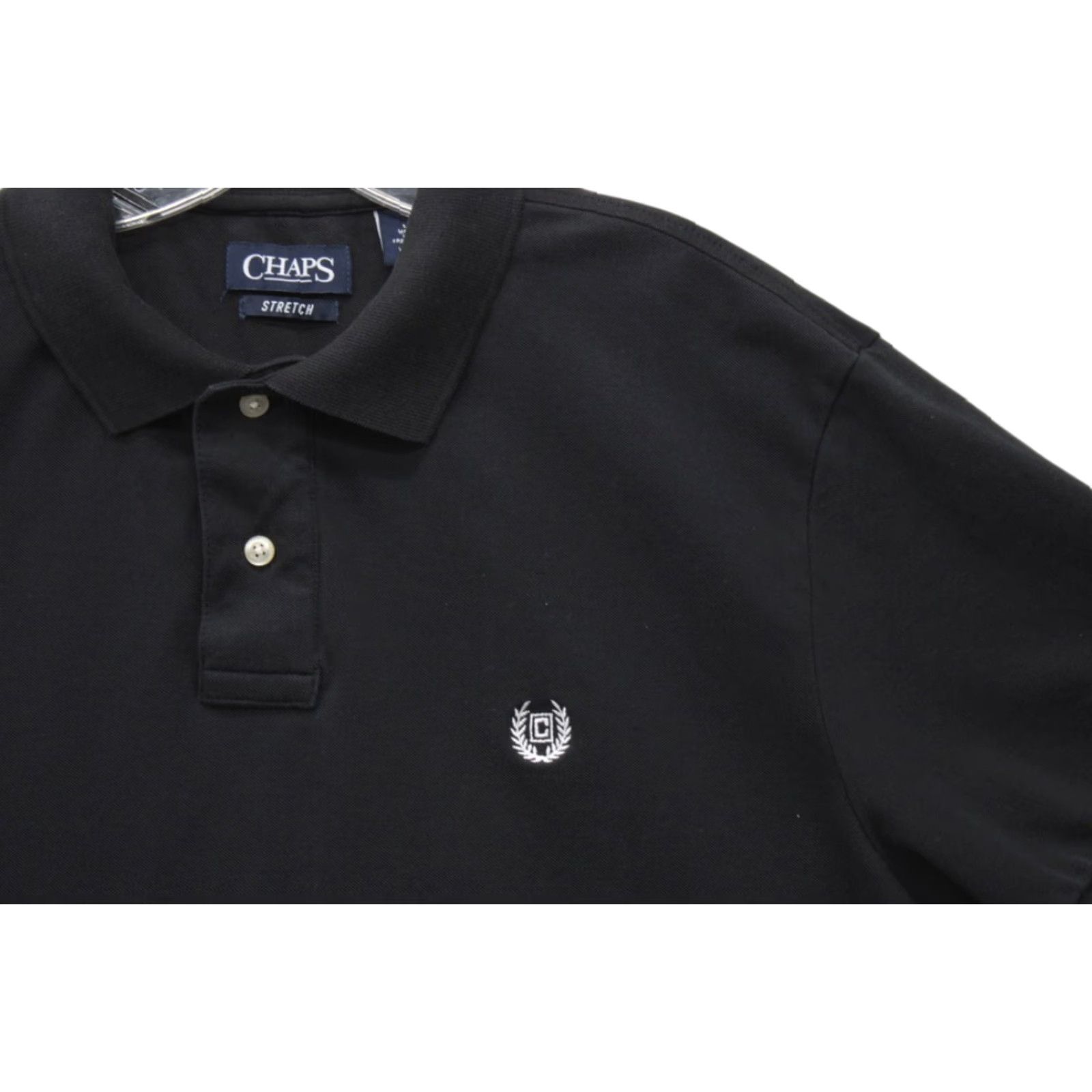 Chaps Chaps Polo Shirt Stretch Large Black Cotton Blend Short Sleeve Logo Preppy Shirt Men L Polo Black Cotton Blend Stretch Short Sleeve Logo Chaps Men Size US L / EU 52-54 / 3 - 1 Thumbnail