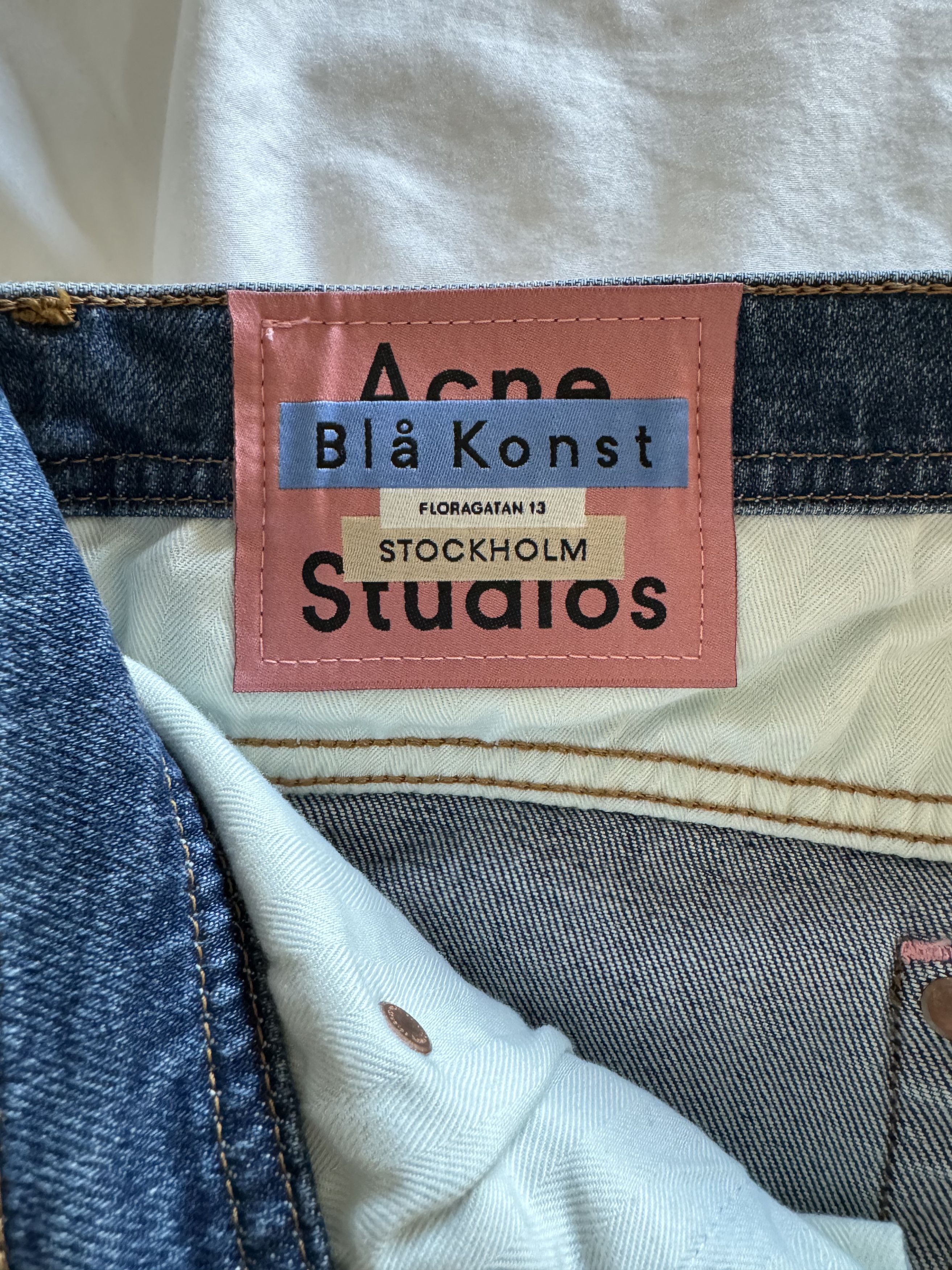 Acne Studios Acne Studios River Mid Blue Jeans Bla Konst / Size 31 x 30 Size US 31 - 3 Thumbnail