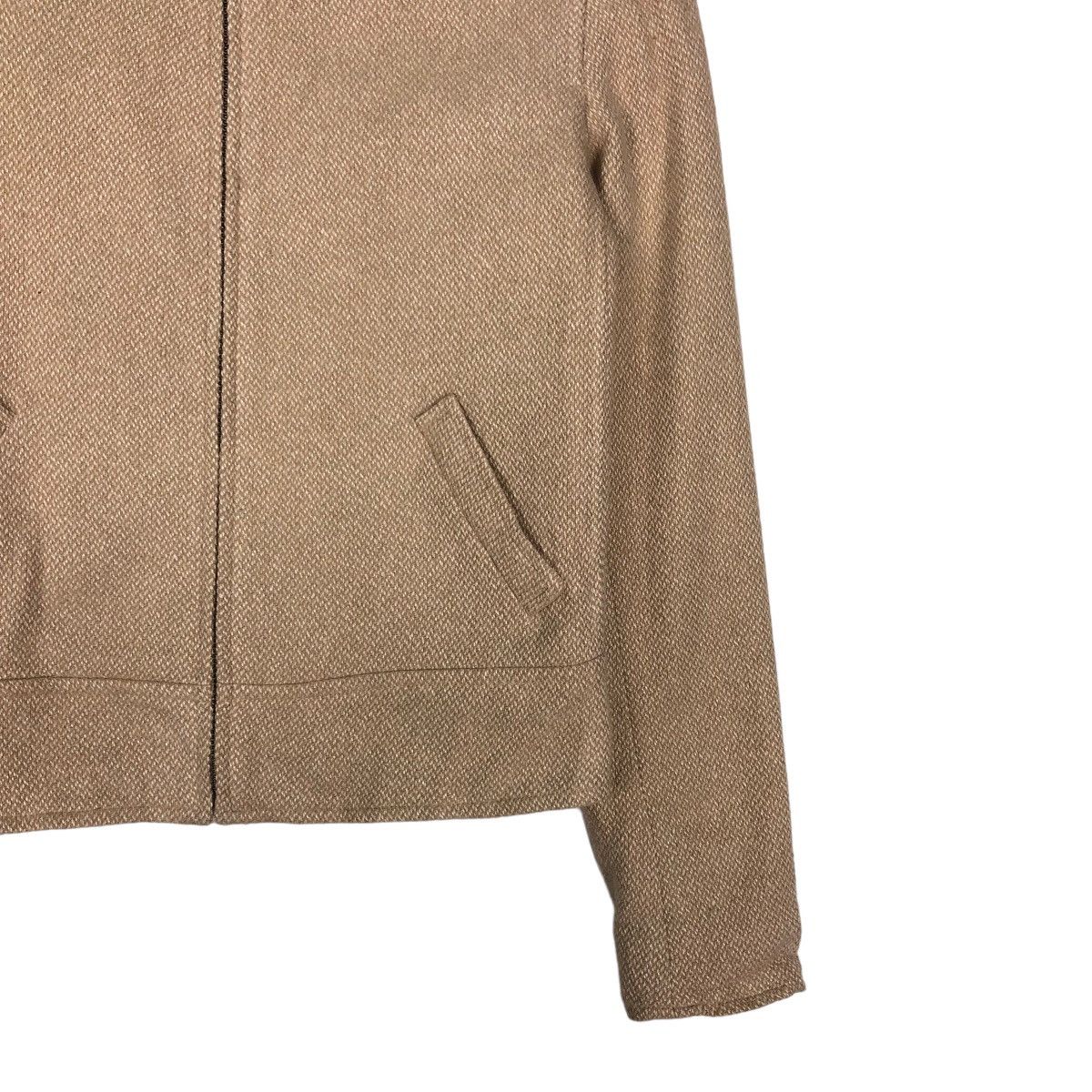 Japanese Brand Green Label Ralph Lauren Cropped Biker Jacket Leather Parts Size US XXS / EU 40 - 5 Thumbnail
