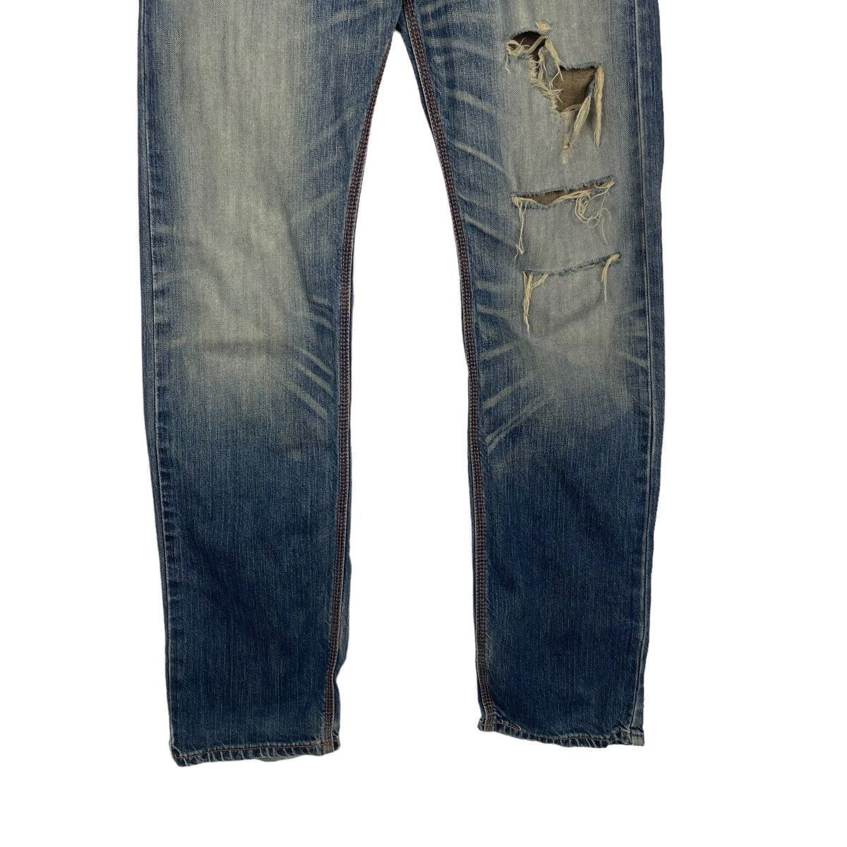 Edwin × Hysteric Glamour Edwin Zipper Pocket Zipper Fly Distressed Jeans Size US 34 / EU 50 - 4 Thumbnail