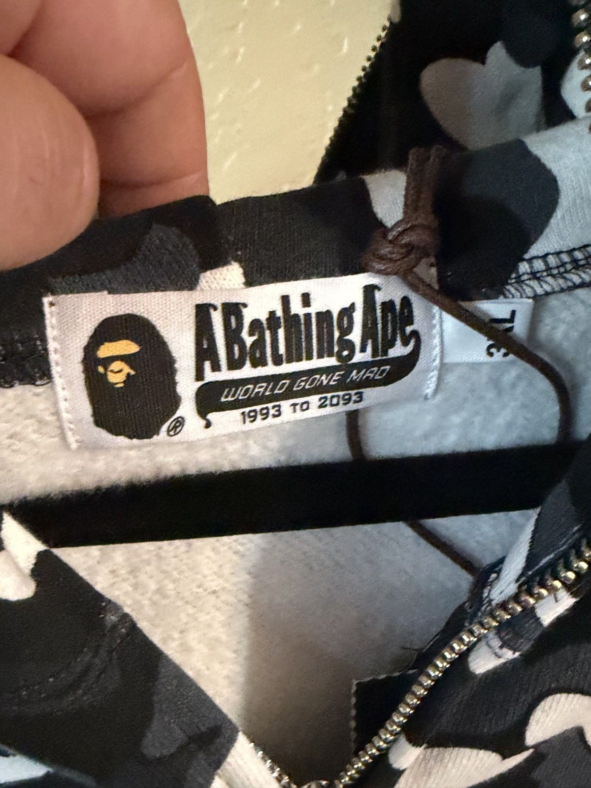 Bape Bape x Dover Street Market camo Crytsal full zip hoodie XXL Size US XXL / EU 58 / 5 - 4 Thumbnail