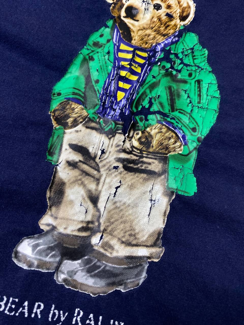 Polo Ralph Lauren × Vintage Vintage Polo Ralph Lauren Bear T-shirt Size US L / EU 52-54 / 3 - 7 Thumbnail