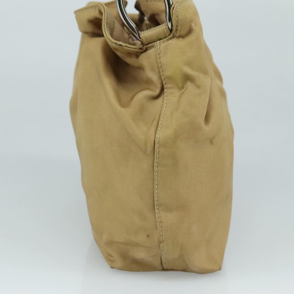 Dior DIOR Maris Pearl Hand Bag Nylon Beige Silver Size ONE SIZE - 5 Thumbnail