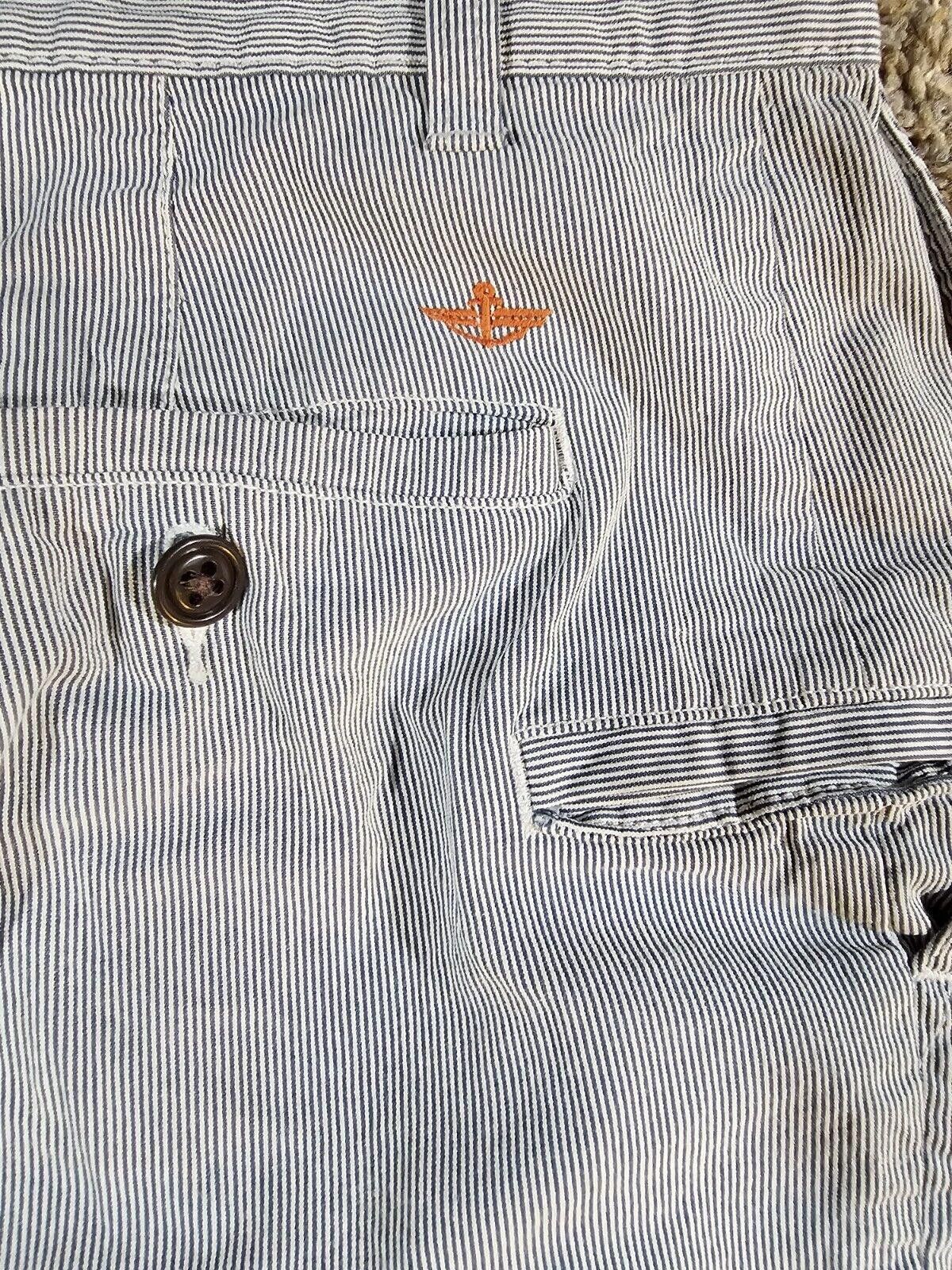 Dockers Dockers Size 32 Blue White Stripe Seersucker Shorts Size US 32 / EU 48 - 10 Thumbnail