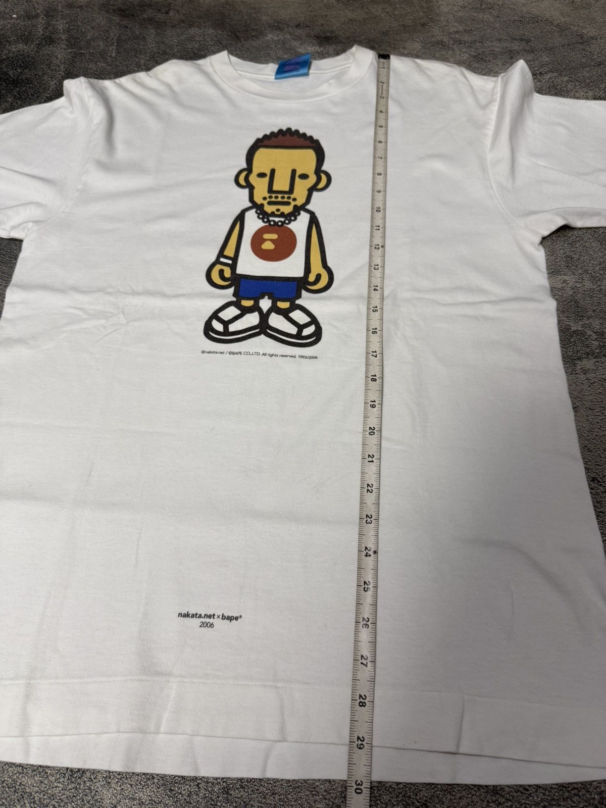Bape Vintage Nakata Net X Bape Tee Size US L / EU 52-54 / 3 - 10 Thumbnail