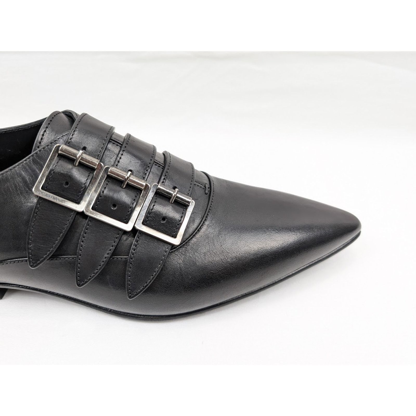 Saint Laurent Paris o1rshd1 Q:2 / Levine 15 Derby Shoes in Nero Size US 9 / EU 42 - 3 Thumbnail