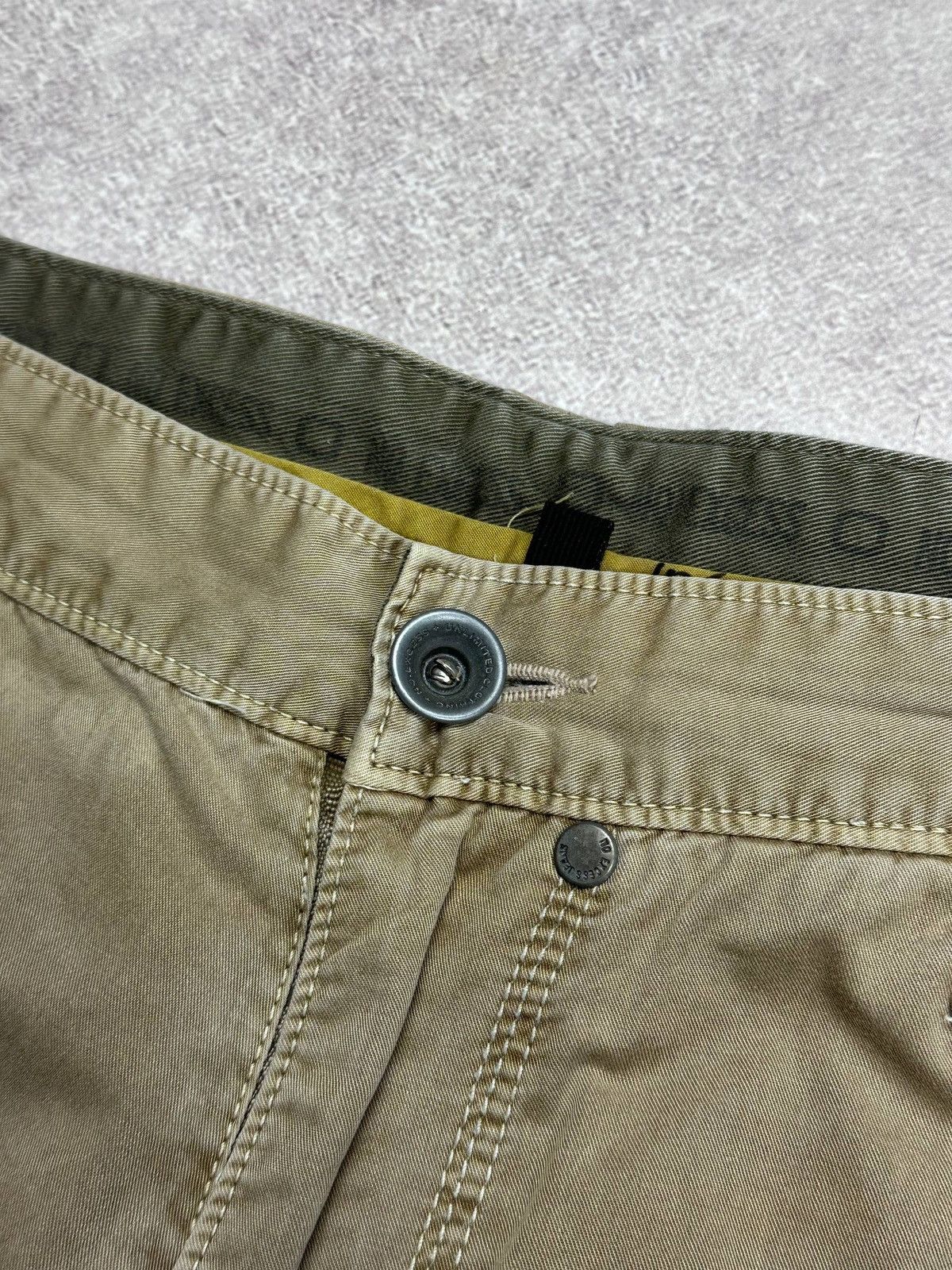 JNCO Green No Excess Wide Leg Cargo Pants - 32x 34 - 90s Size US 32 / EU 48 - 7 Thumbnail