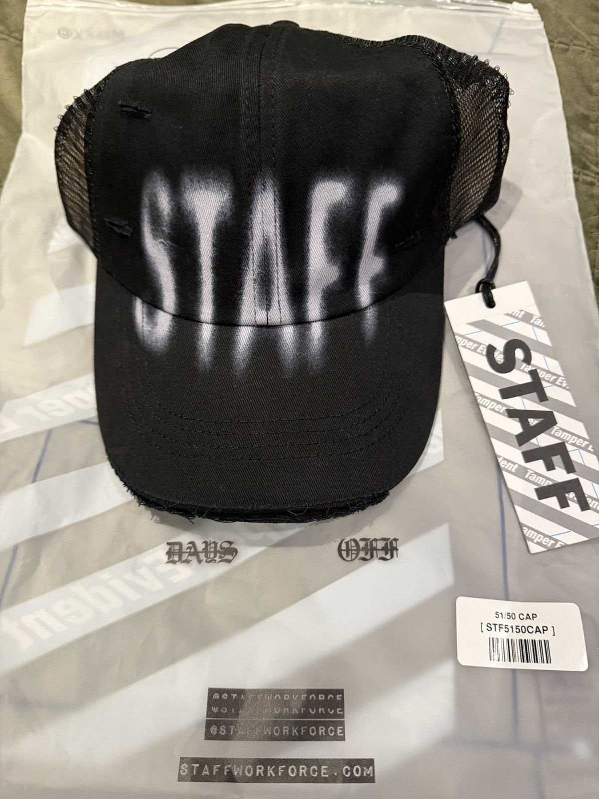 STAFF WORKFORCE 51/50 Staff Workforce Hat Size ONE SIZE - 1 Thumbnail