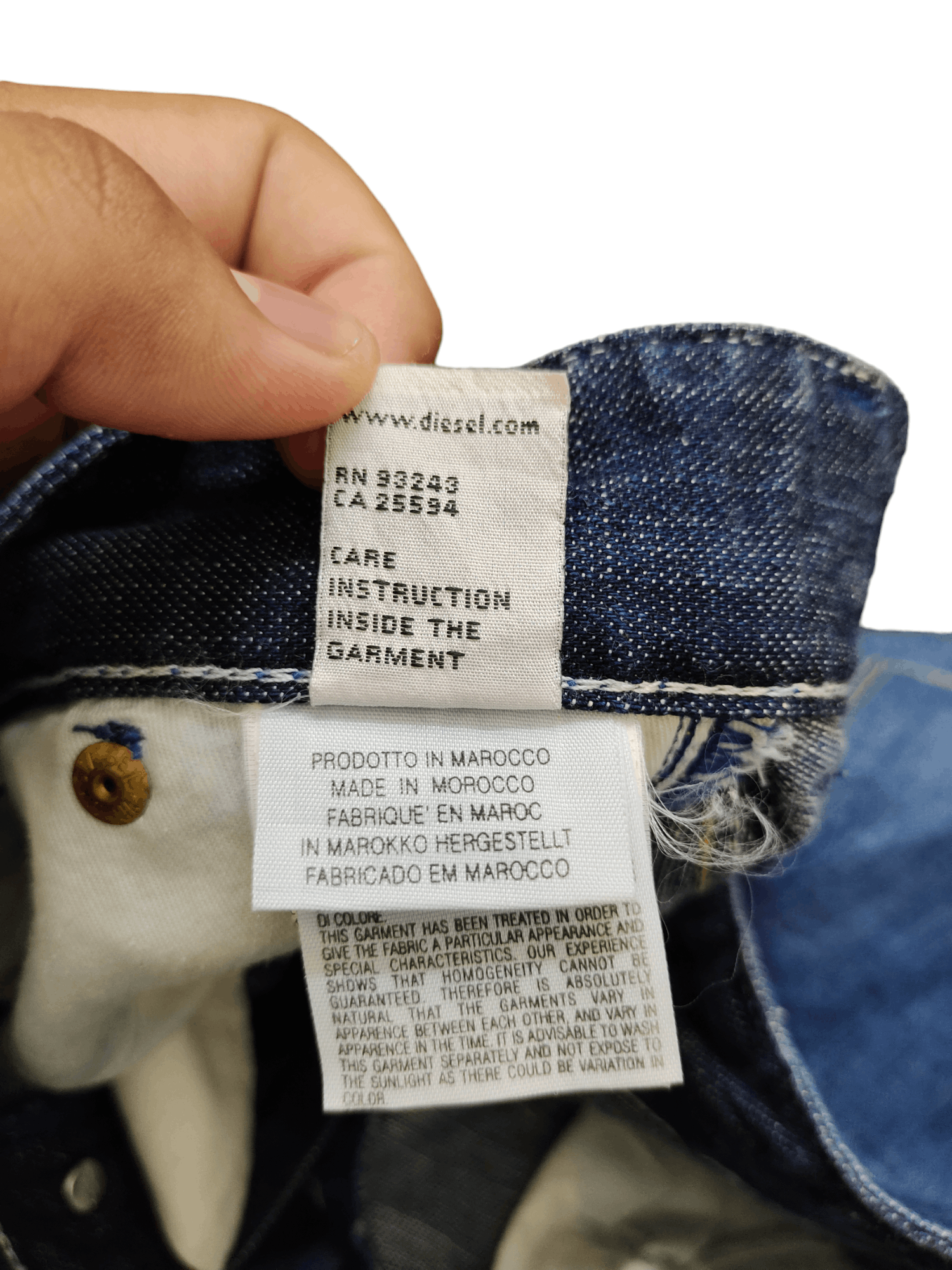 Diesel Flare Baggy Jeans Diesel D Logo Carpenter Boot Cut Low Rise Size US 29 - 21 Thumbnail