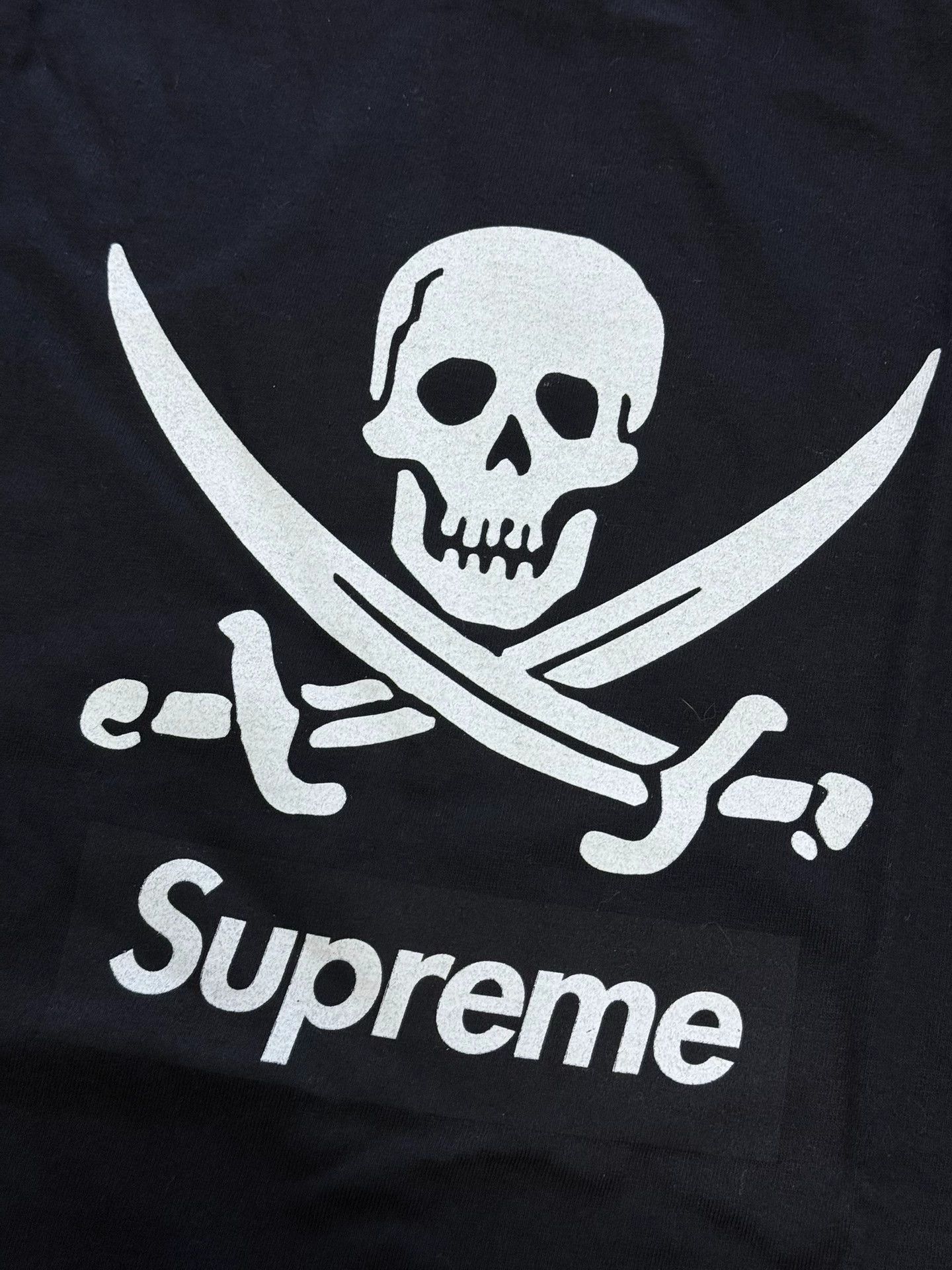 Supreme Supreme x NBHD 07 Box Logo Tee Double Dagger Skull Black M Size US M / EU 48-50 / 2 - 2 Thumbnail