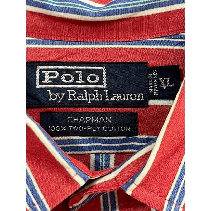 Polo Ralph Lauren VTG Polo Ralph Lauren Shirt Chapman Red White Blue XL Size US XL / EU 56 / 4 - 3 Thumbnail