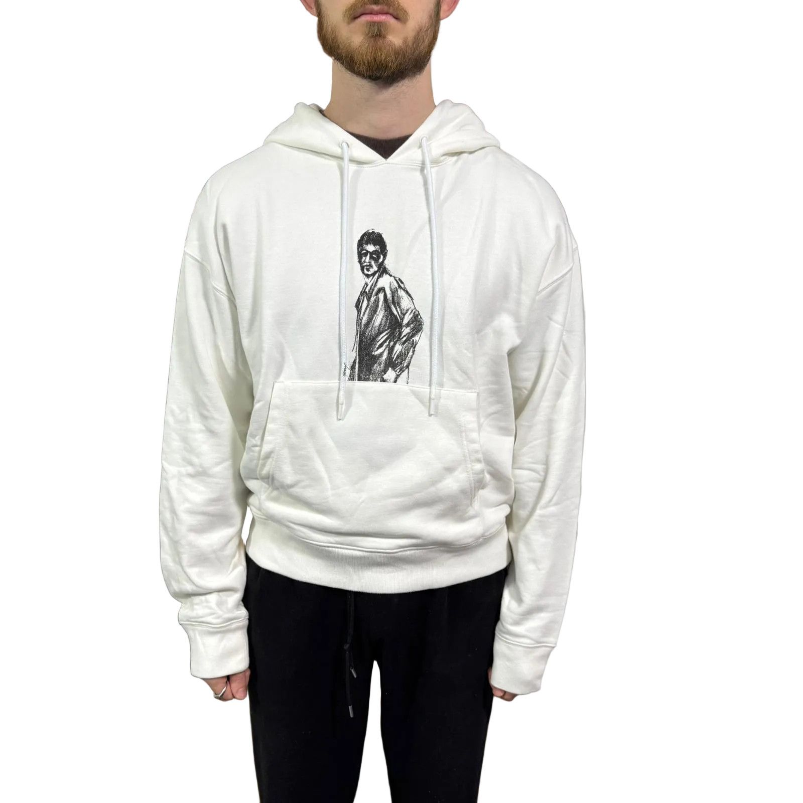 Off-White White Mirko Two Logo Oversized Hoodie Size US M / EU 48-50 / 2 - 2 Thumbnail