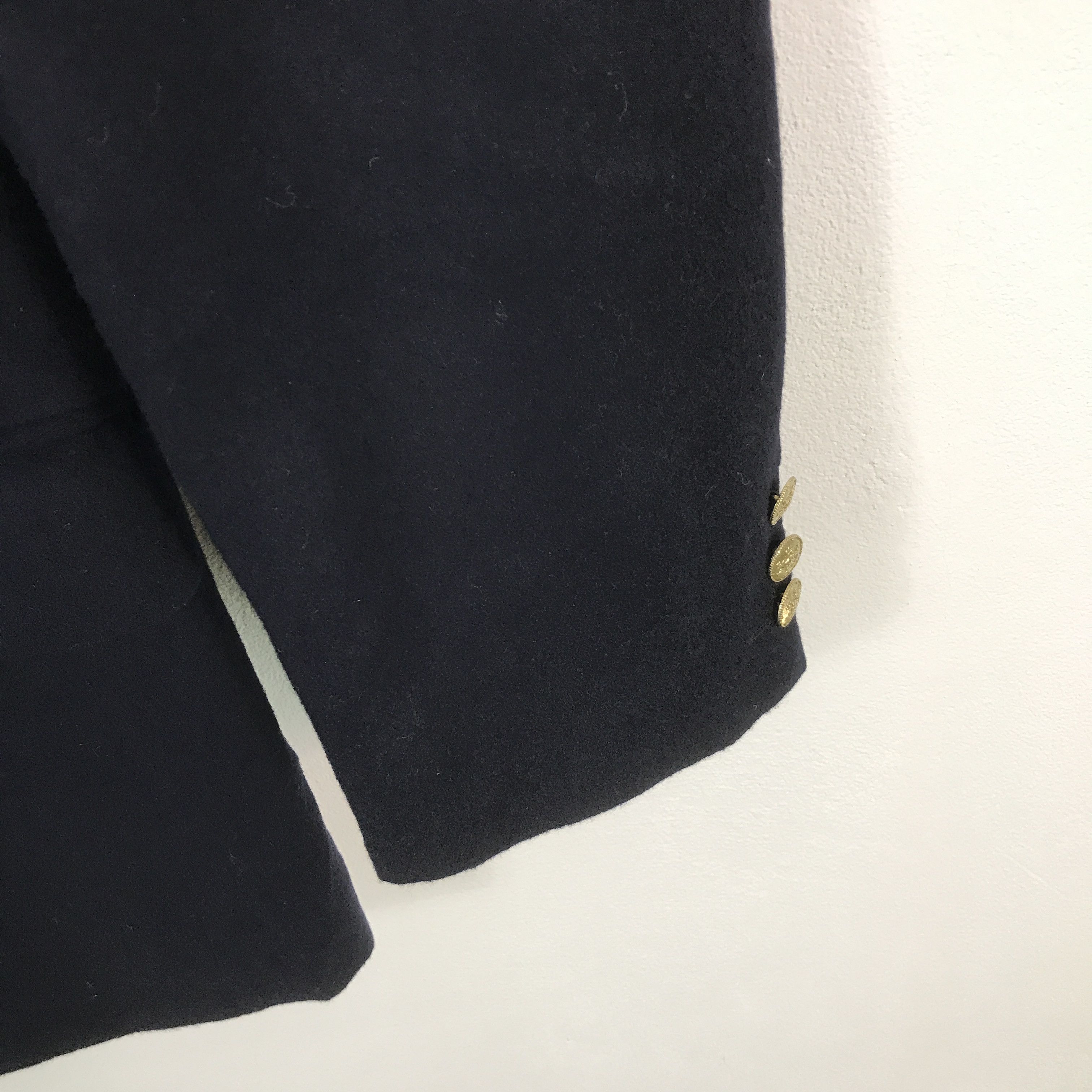 Japanese Brand × Kenzo Vtg Kenzo Paris Wool Blazer coat Gold button jacket Size US L / EU 52-54 / 3 - 6 Thumbnail