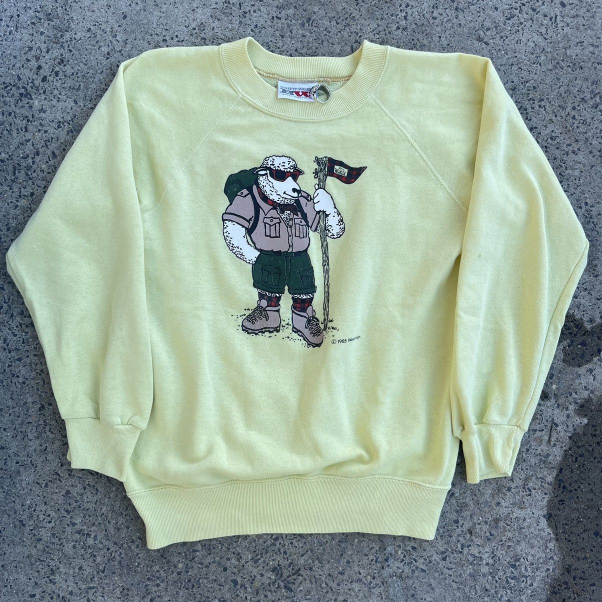 Woolrich Woolen Mills Vintage 1985 WOOLRICH HIKING SHEEP Raglan Crewneck Size US S / EU 44-46 / 1 - 1 Thumbnail