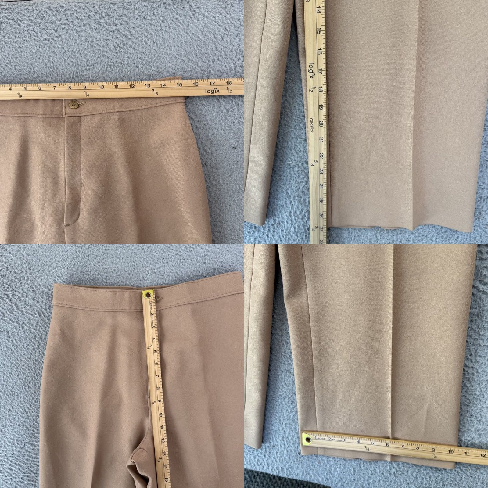 Levi's VINTAGE Levis Panatela Pants Mens 30x27 Beige Dress Slacks Pleated 70s Disco USA Size US 30 / EU 46 - 8 Thumbnail