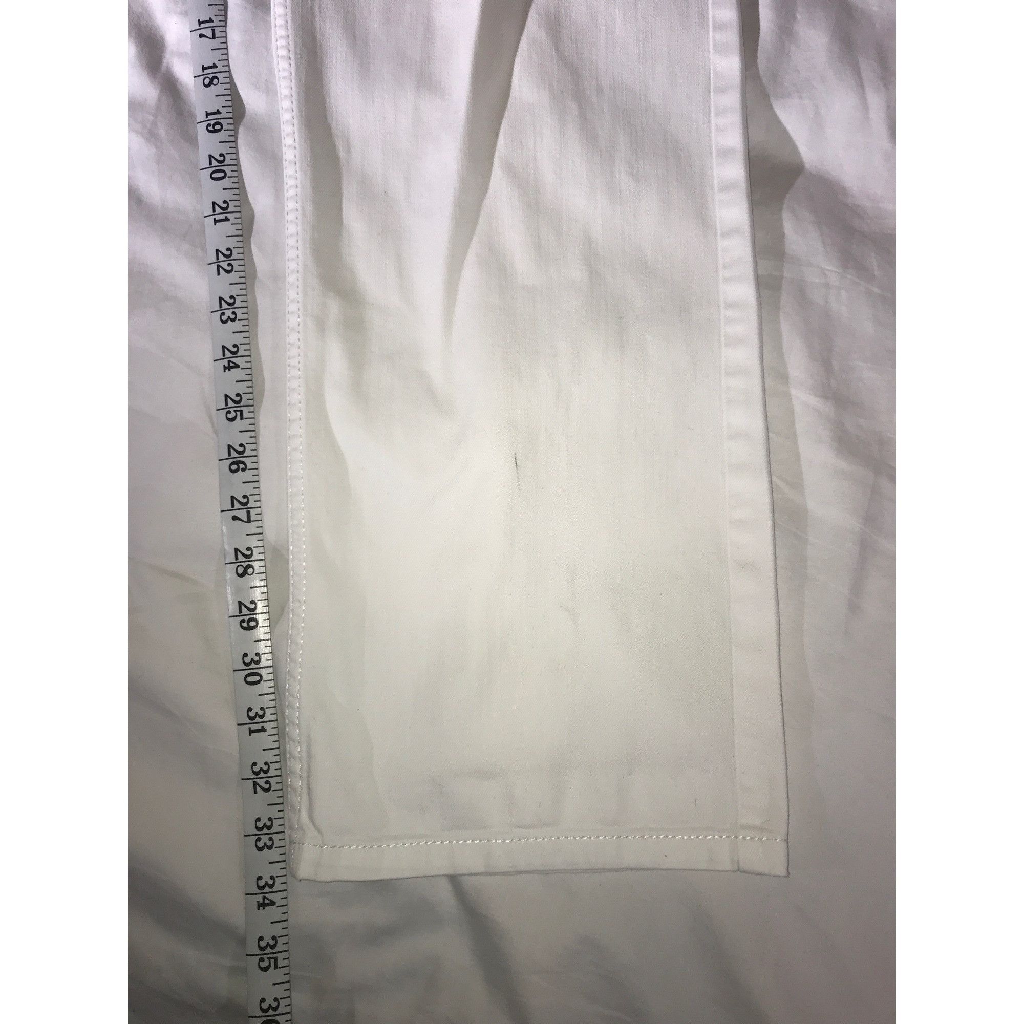 Armani Collezioni Armani Collezioni Mens White Stretch Slim Fit Jeans J15 Size US 38 / EU 54 - 9 Thumbnail
