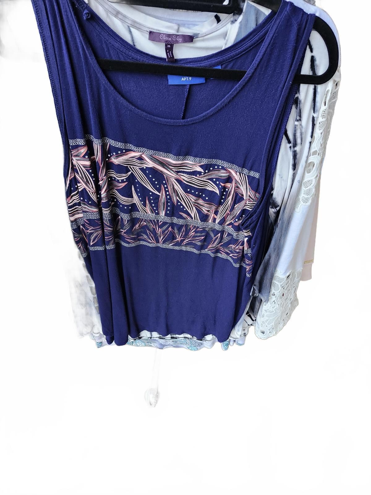 Apt. 9 Navy tank apt 9 Size XL / US 12-14 / IT 48-50 - 1 Thumbnail