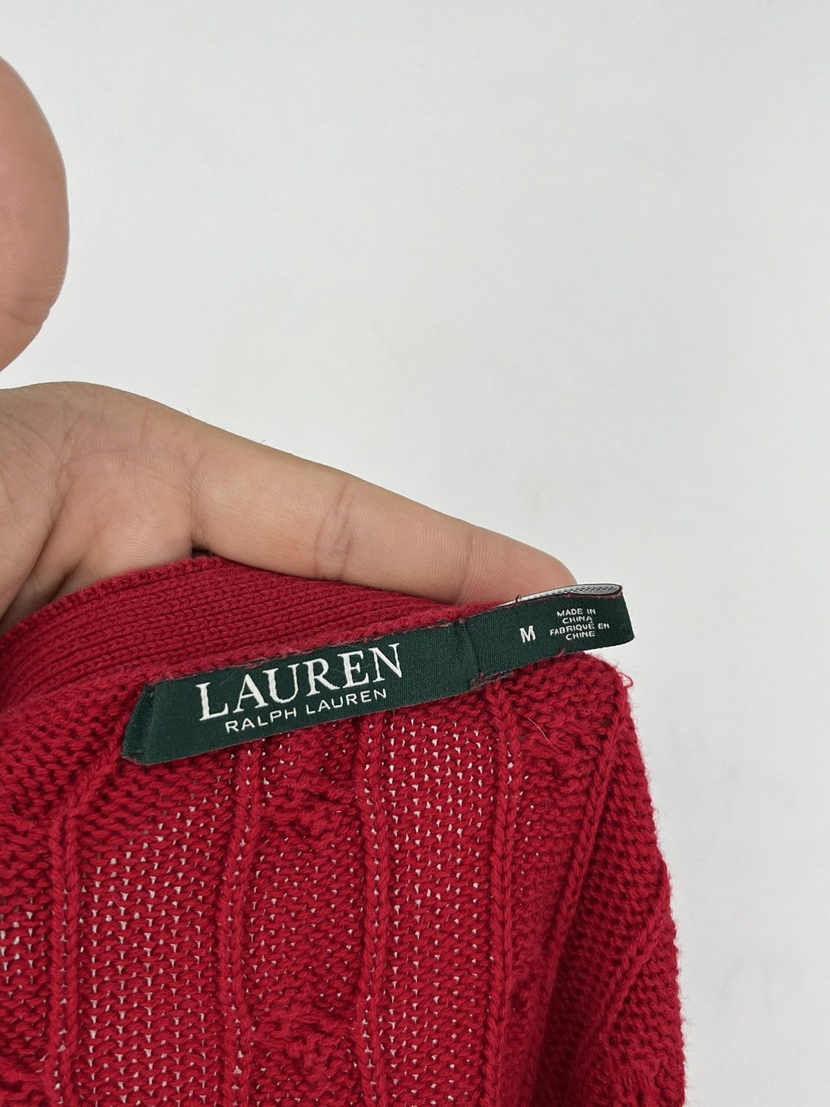 Polo Ralph Lauren × Ralph Lauren × Vintage Ralph Lauren Purple Label Cable Knit Sweater Jumper Size M / US 6-8 / IT 42-44 - 14 Thumbnail