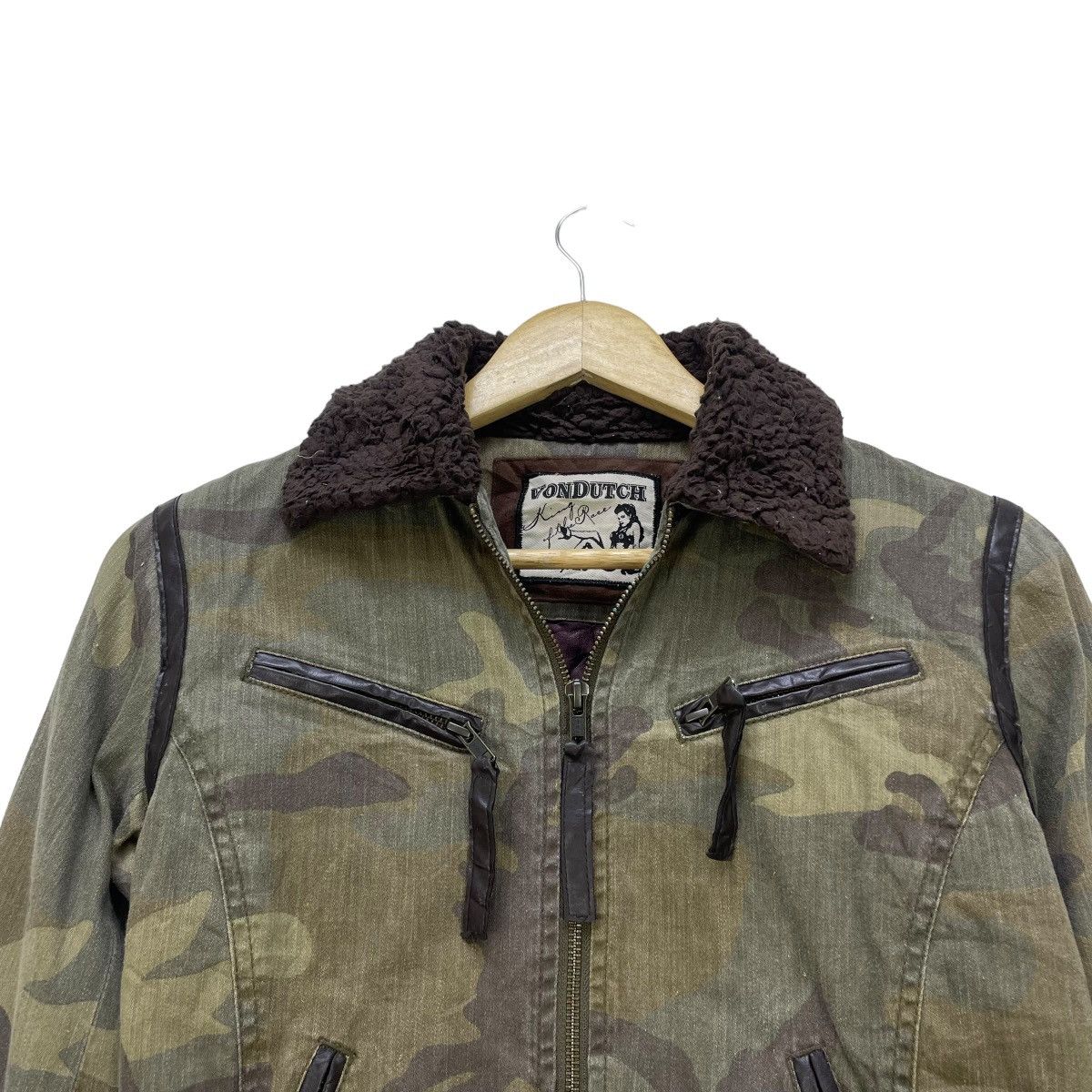 Hysteric Glamour × Von Dutch Vintage Von Dutch Camo Jacket Size M / US 6-8 / IT 42-44 - 4 Thumbnail