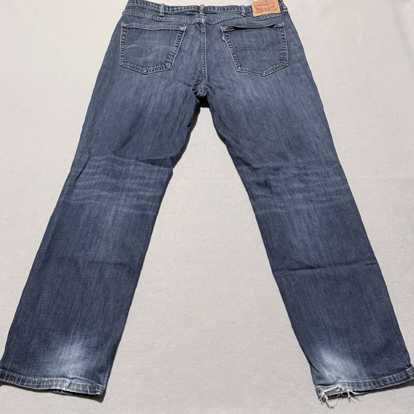 Levi's Levi's 541 Jeans Men Blue Denim Mid Rise Classic Straight Fit Zip Fly 38x32 Size US 38 / EU 54 - 2 Thumbnail