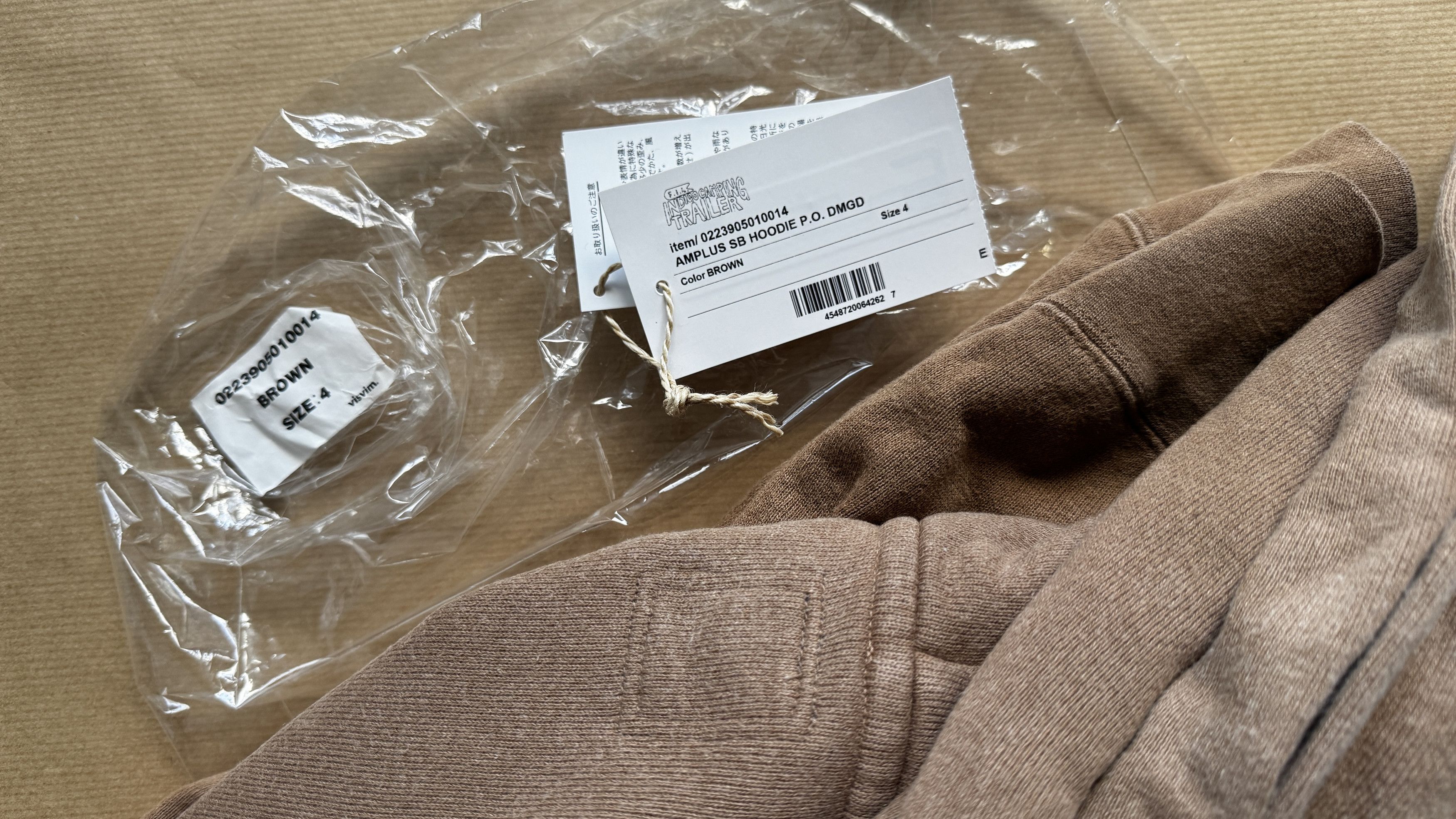 Visvim aa . 4 . I.C.T. AMPLUS SB HOODIE P.O. DMGD Size US XL / EU 56 / 4 - 4 Thumbnail