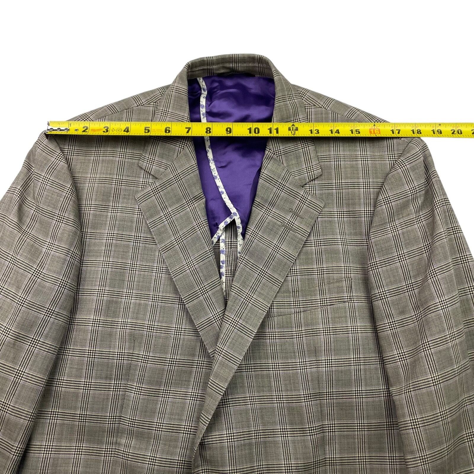 Paul Smith Paul Smith Men’s The Byard 100% Wool Unlined Blazer Beige Pl Size 44L - 10 Thumbnail