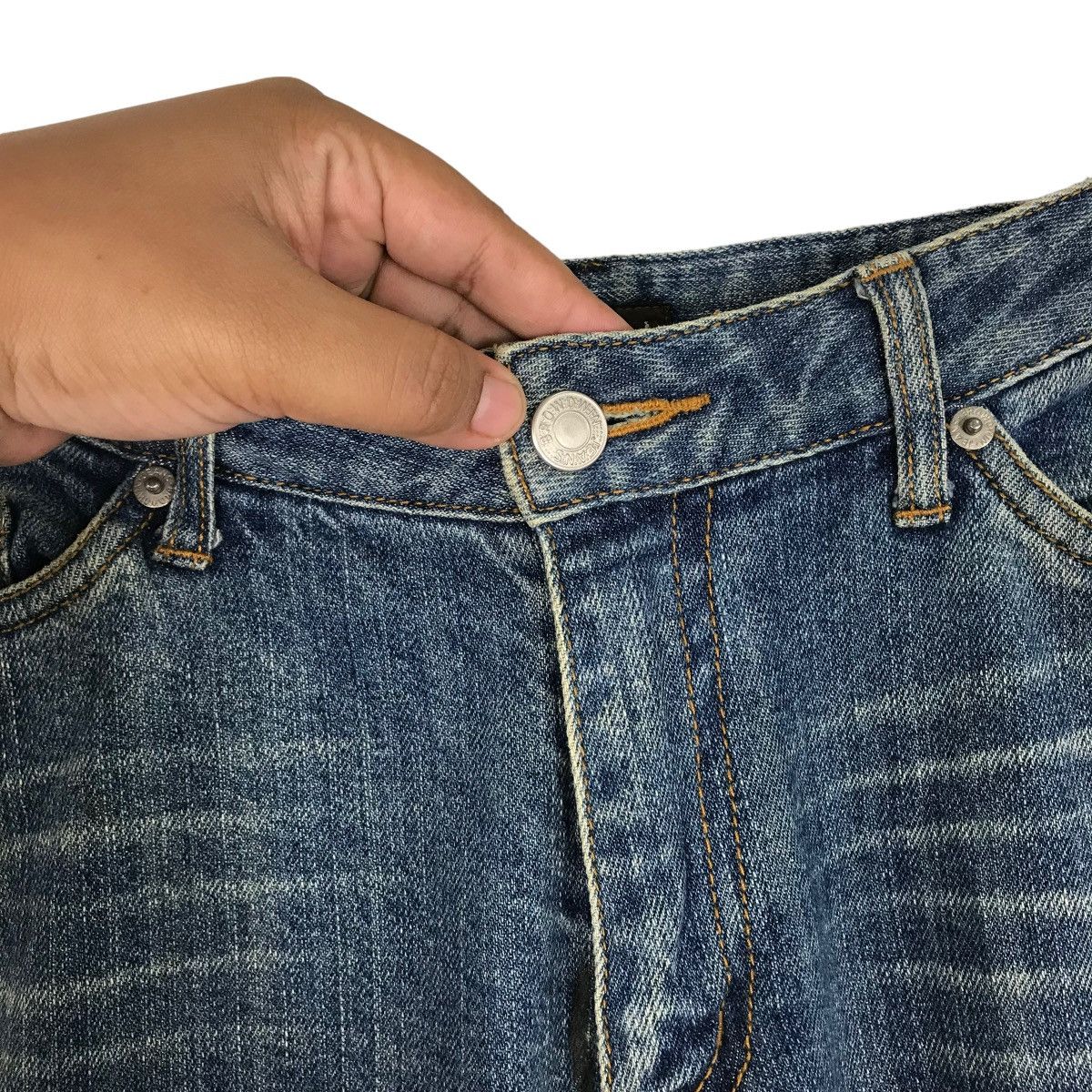 Japanese Brand 💥 FIRST LAND JEANS Size US 32 / EU 48 - 8 Thumbnail