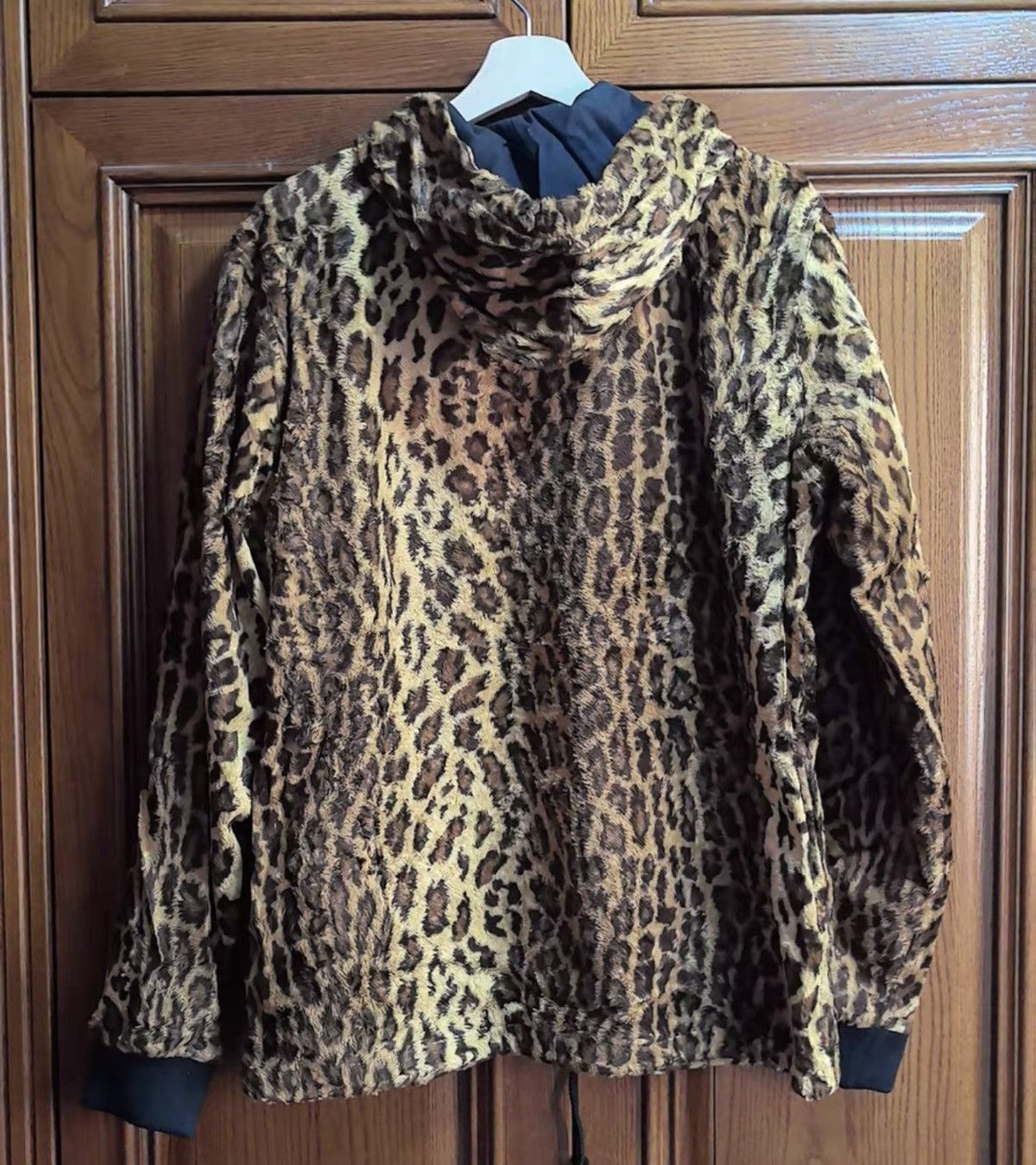 Supreme Supreme yellow leopard half zip up hooded jacket Size US L / EU 52-54 / 3 - 2 Thumbnail