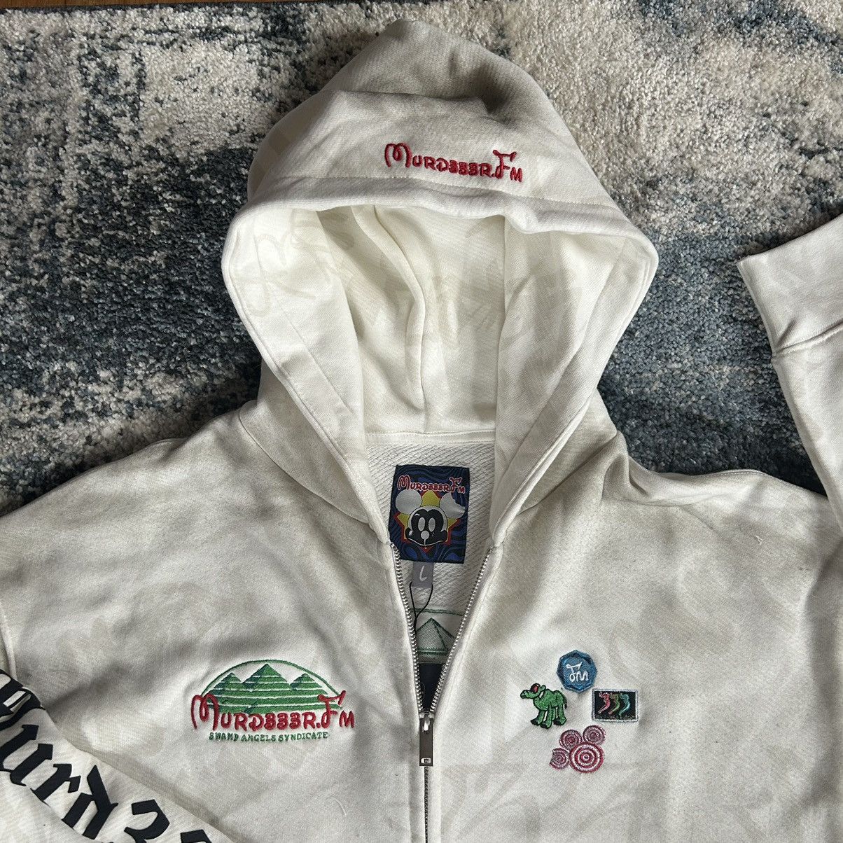 Designer × Disney × murd333r.fm MFM333.com HEAVYWEiGHT BOOTLEG DiSNEY ZiP UP HOODiE Size US L / EU 52-54 / 3 - 16 Thumbnail
