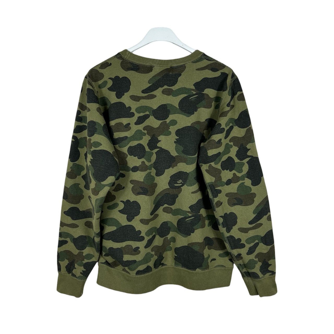 Bape Bape y2k OG 1st camo pattern fullprint head logo sweatshirt Size US S / EU 44-46 / 1 - 3 Thumbnail