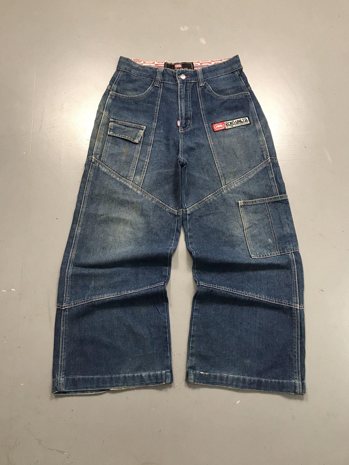 Vintage Ecko UNLTD SpellOut embroidered denim